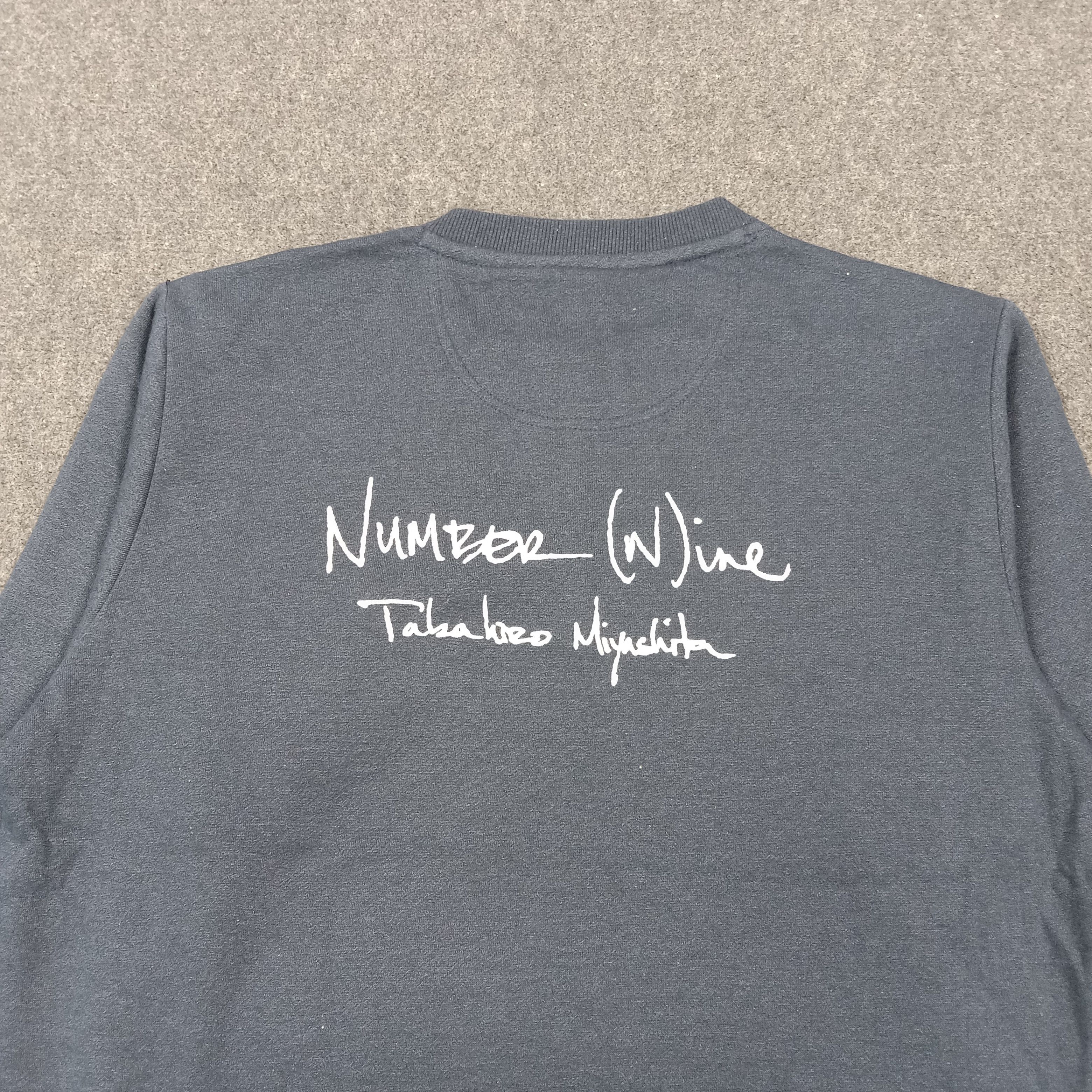 Kansai Yamamoto Kansai Yamamoto Custom Number Nine Logo Sweatshirt C278N17 Size US L / EU 52-54 / 3 - 2 Thumbnail