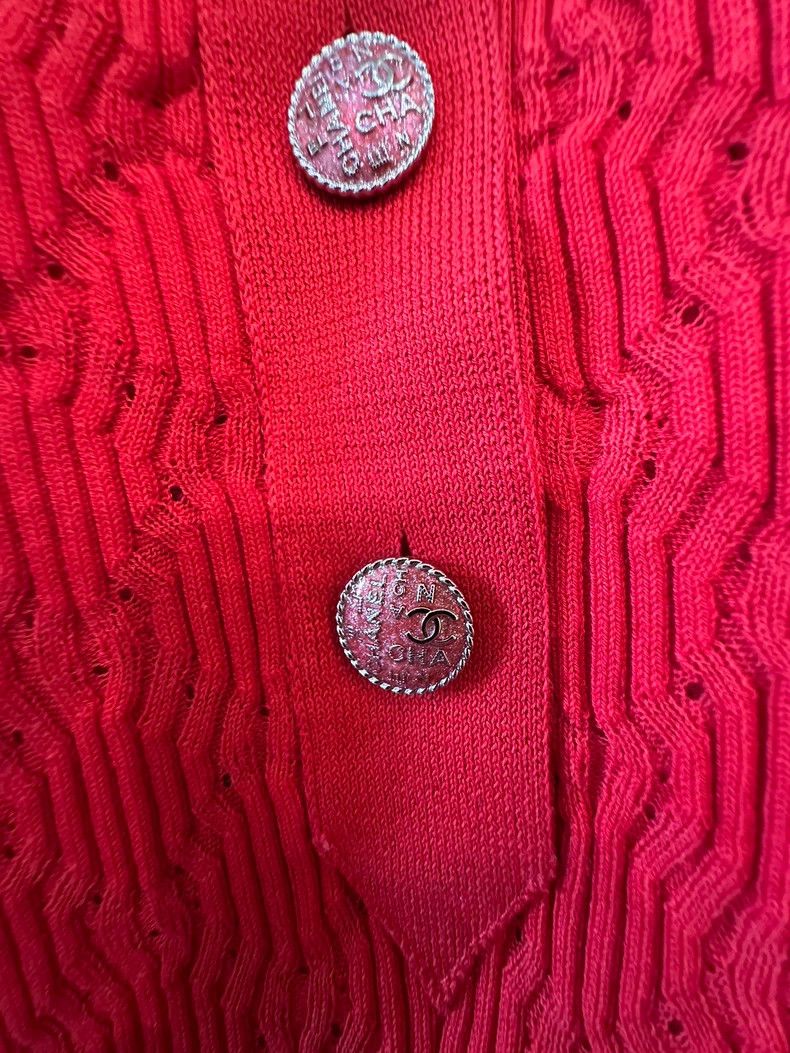Chanel Chanel Double C logo wool knitted polo shirt Size XS / US 0-2 / IT 36-38 - 5 Thumbnail