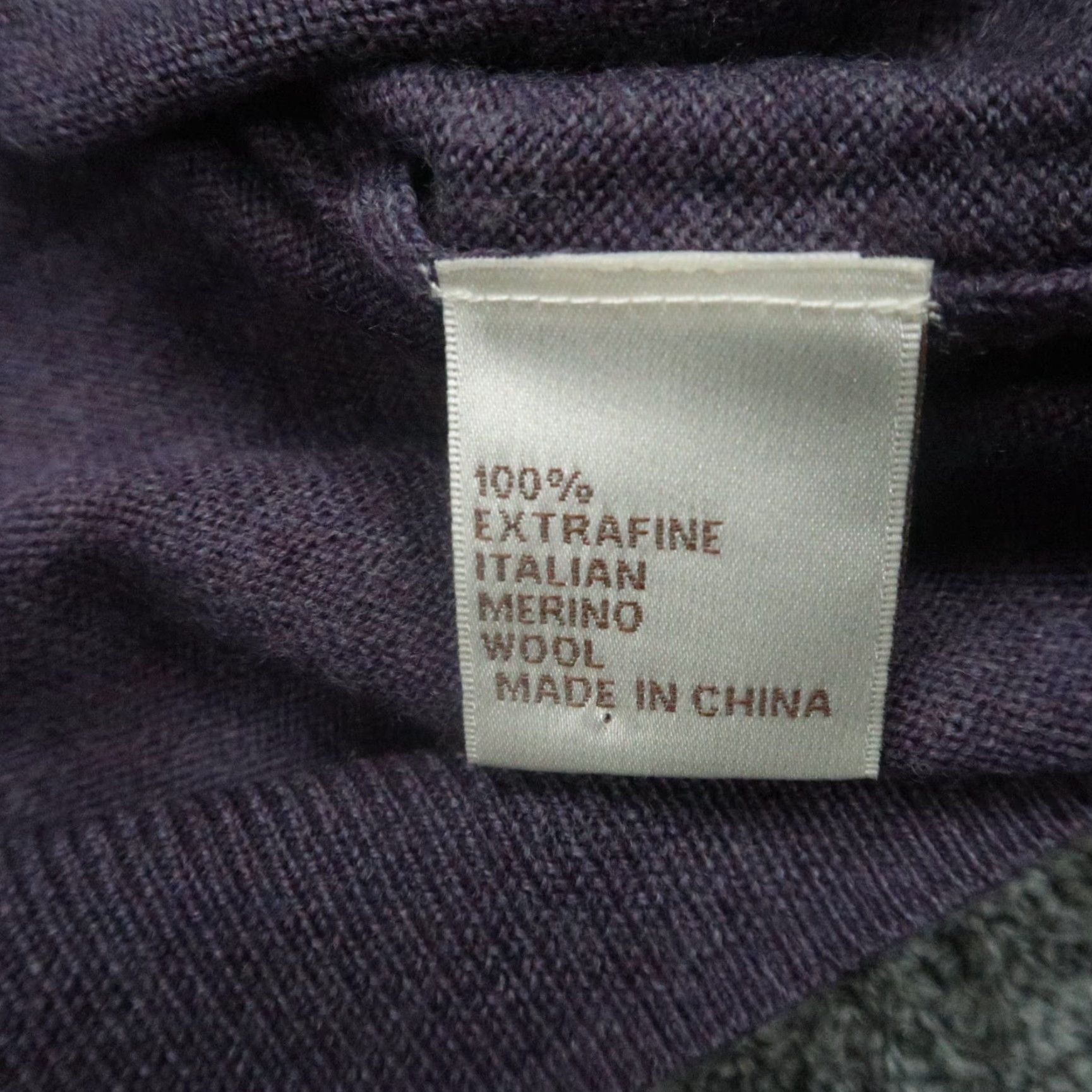 Peter Millar Peter Millar Vest Mens XL Purple Merino Wool Knit 1/4 Zip Mock Neck Size US XL / EU 56 / 4 - 4 Thumbnail