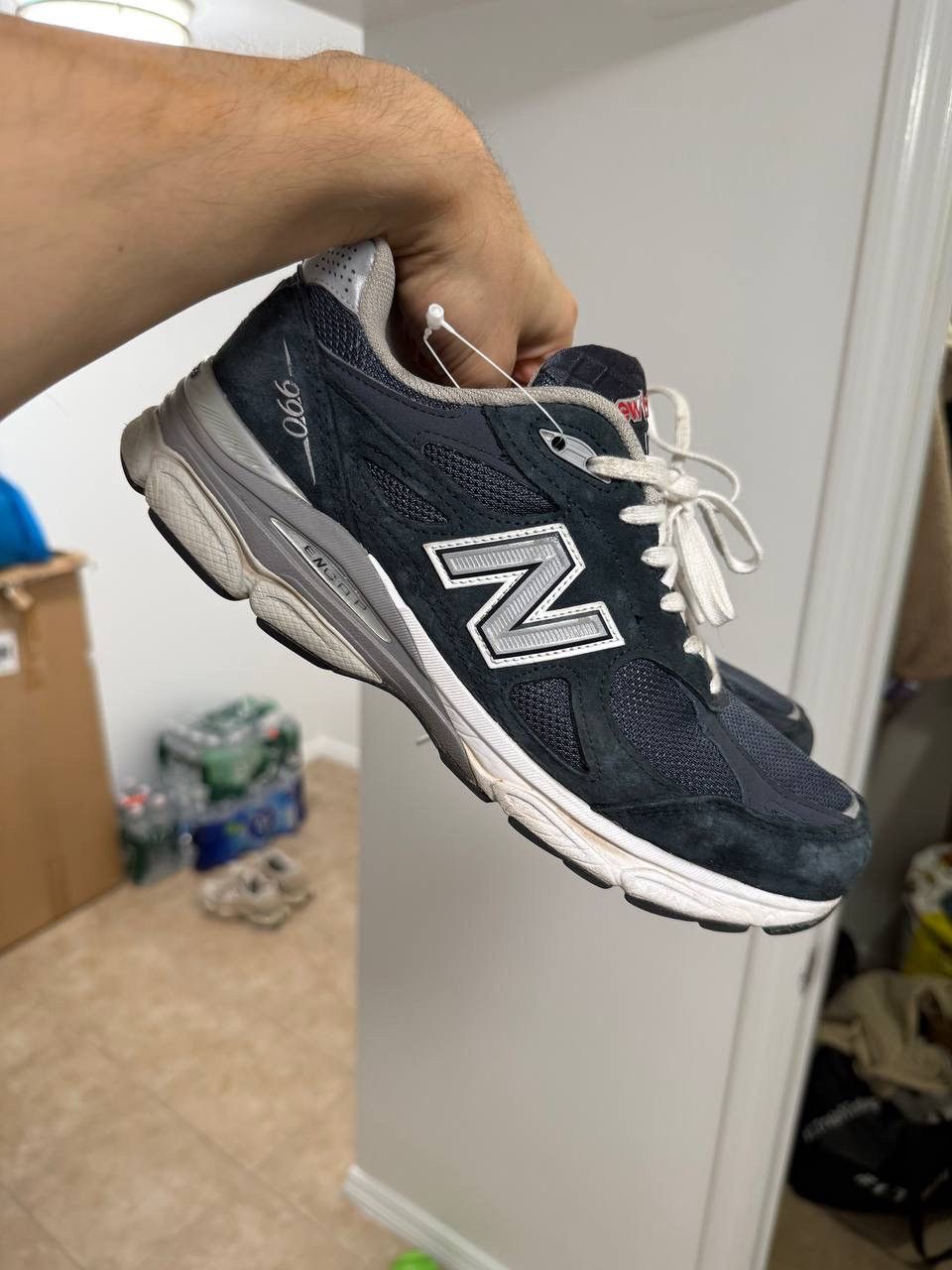 New Balance New Balance 990v3 made in usa navy denim Size US 9 / EU 42 - 1 Thumbnail
