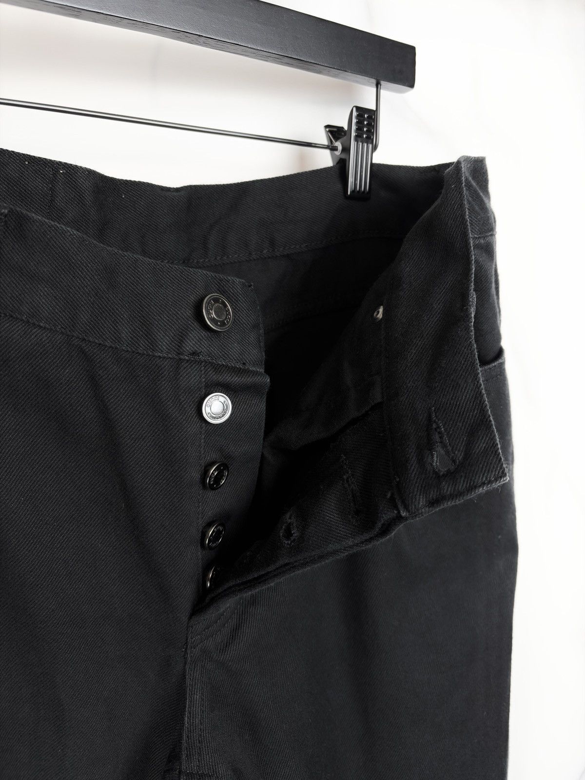 Gucci Gucci Tom Ford Vintage Raw Hem Leather Patch Denim Jeans Size US 30 / EU 46 - 6 Thumbnail
