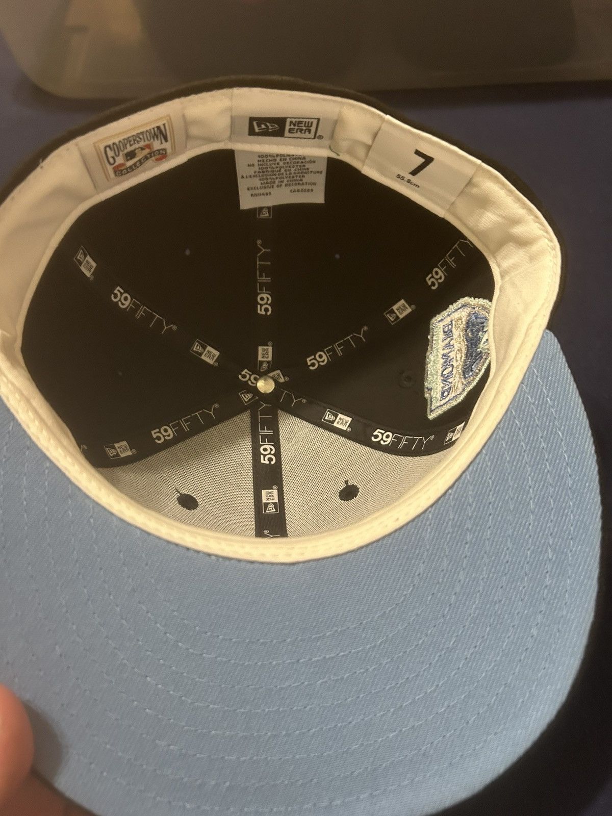 New Era Black Arizona Diamondbacks New Era Fitted Hat Size 7 Size ONE SIZE - 3 Thumbnail