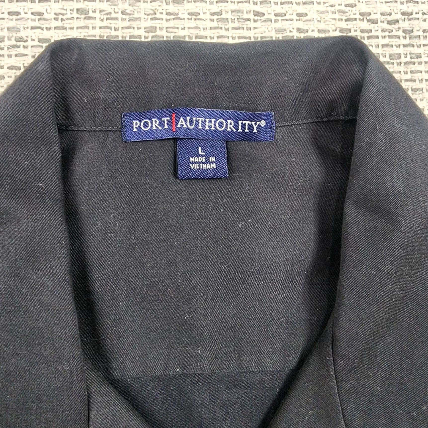 Port Authority VINTAGE Port Authority Shirt Mens Large Howard Custom Boats Bowling Camp Polo Size US L / EU 52-54 / 3 - 5 Thumbnail