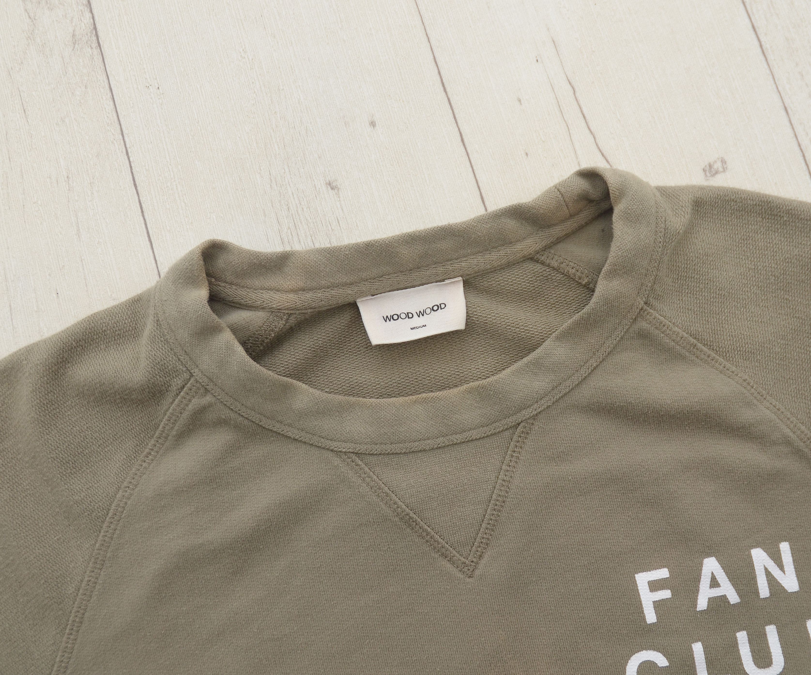 Wood Wood Wood Wood Crewneck sweatshirt Double A Khaki size M Size US M / EU 48-50 / 2 - 10 Thumbnail