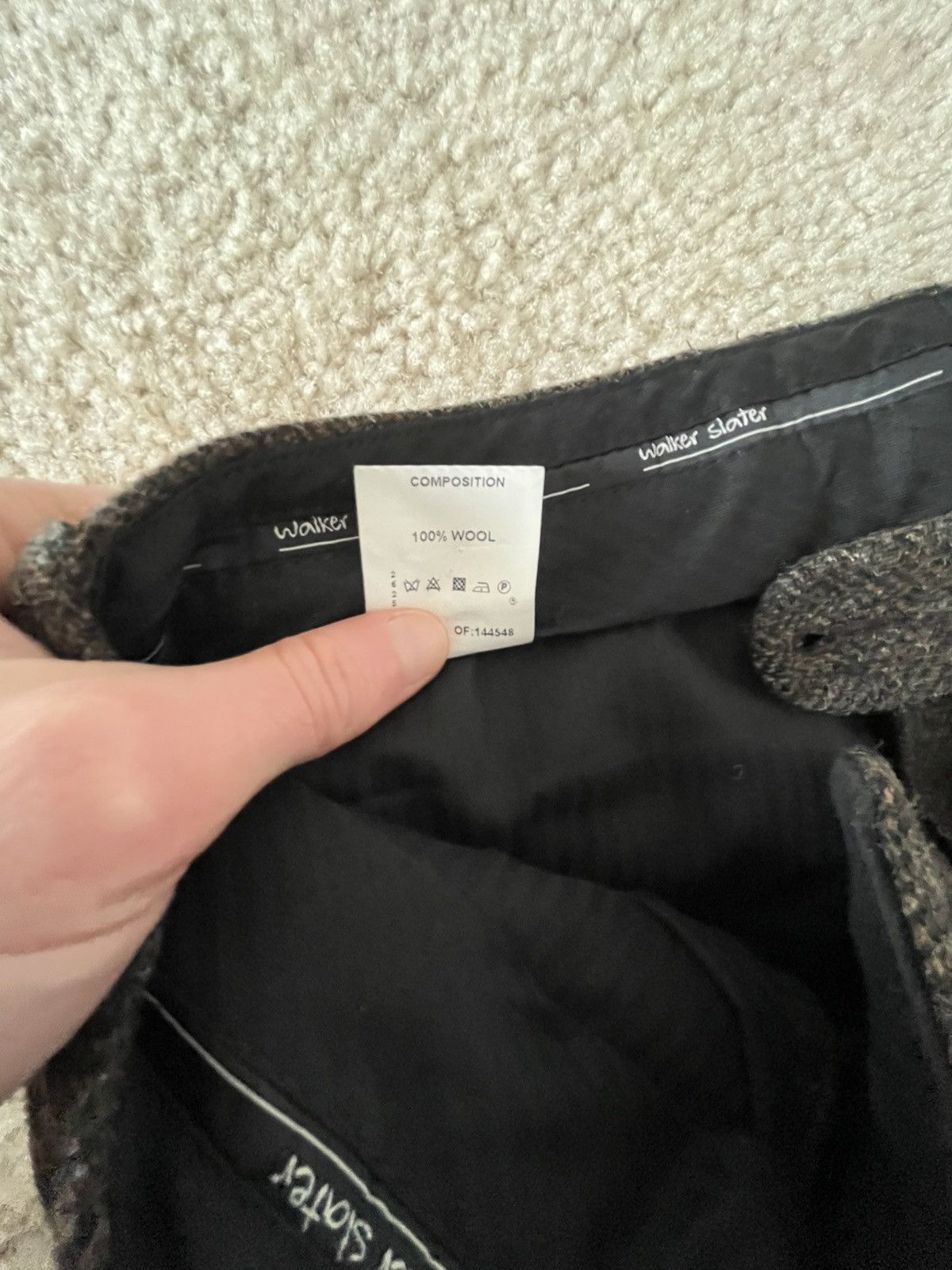 Vintage Walker Slater Tweed Trousers Size US 28 / EU 44 - 4 Thumbnail