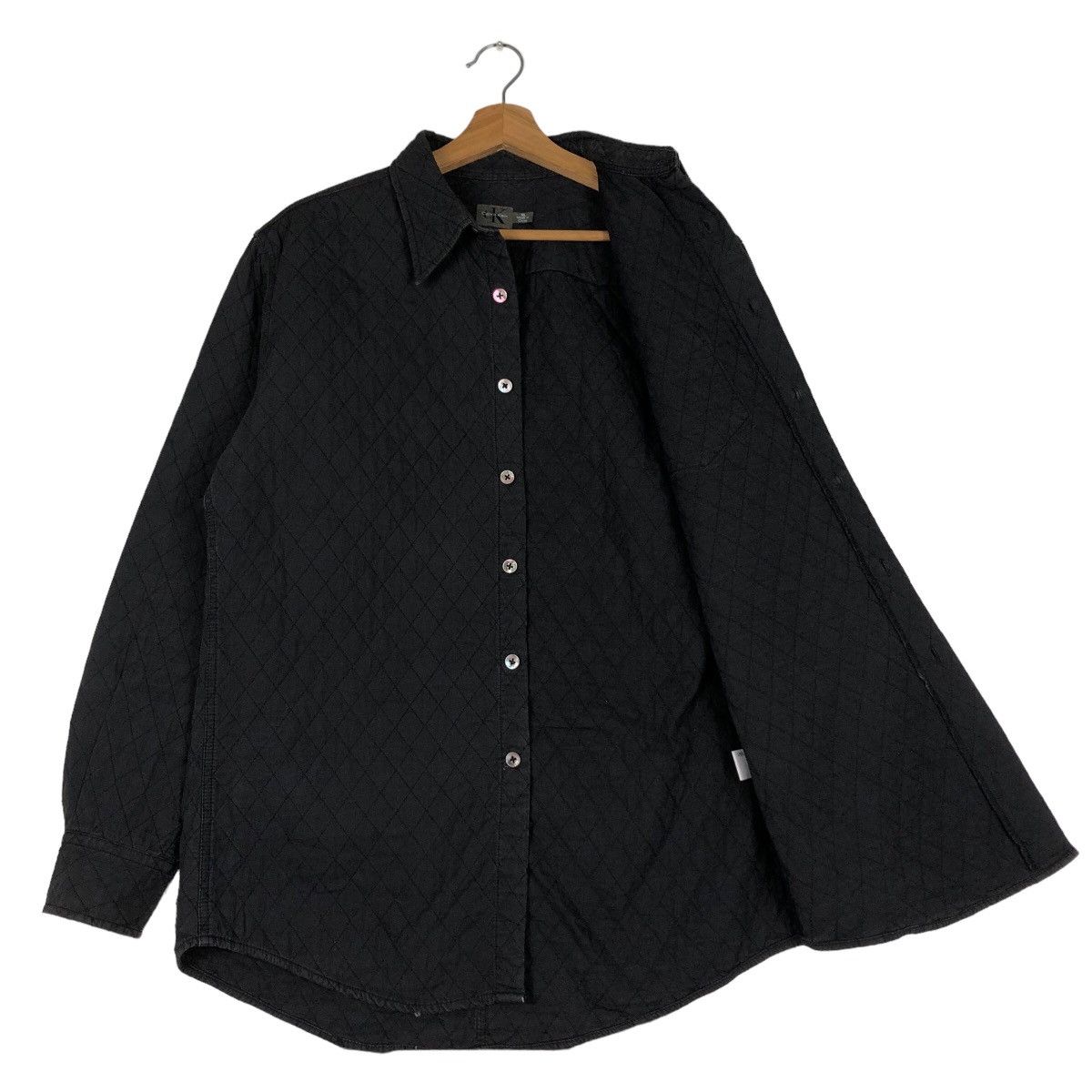 Calvin Klein 🔥Vtg Chore Jacket Calvin Klein Quilted Design Issey Miyake Size US XL / EU 56 / 4 - 9 Thumbnail
