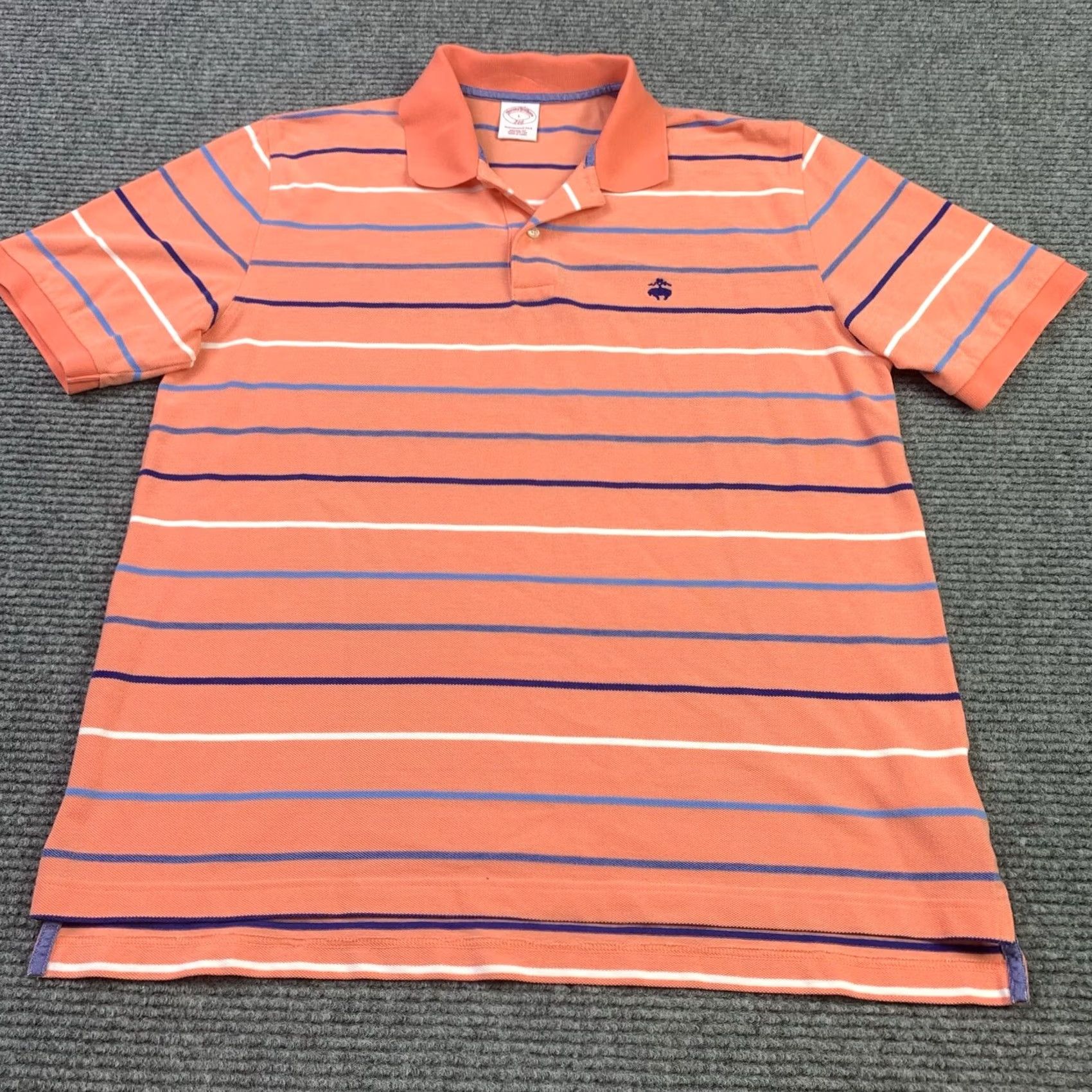 Brooks Brothers Brooks Brothers Polo Shirt Striped Salmon Embroidered Original Fit Large Men's Shirt Polo Salmon Striped Embroidered Brooks Brothers 346 Size US L / EU 52-54 / 3 - 3 Thumbnail