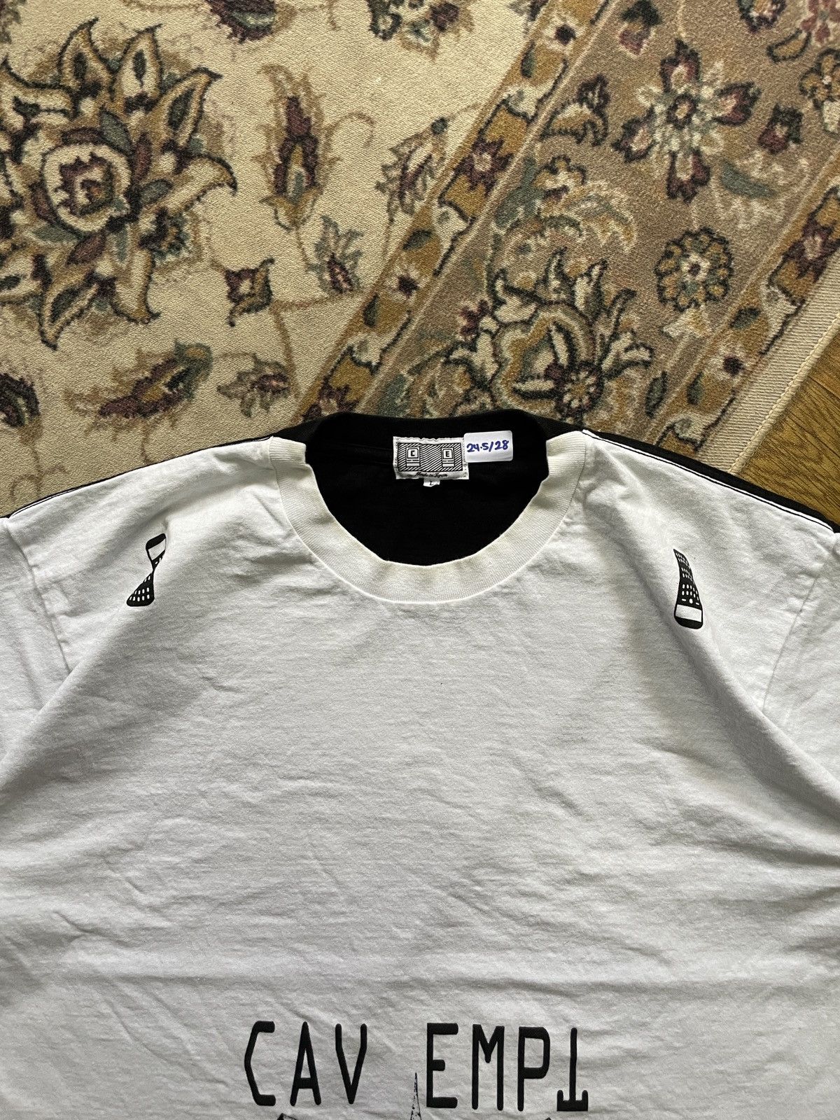 Cav Empt Cav Empt Front White Back Black Size US XL / EU 56 / 4 - 6 Thumbnail