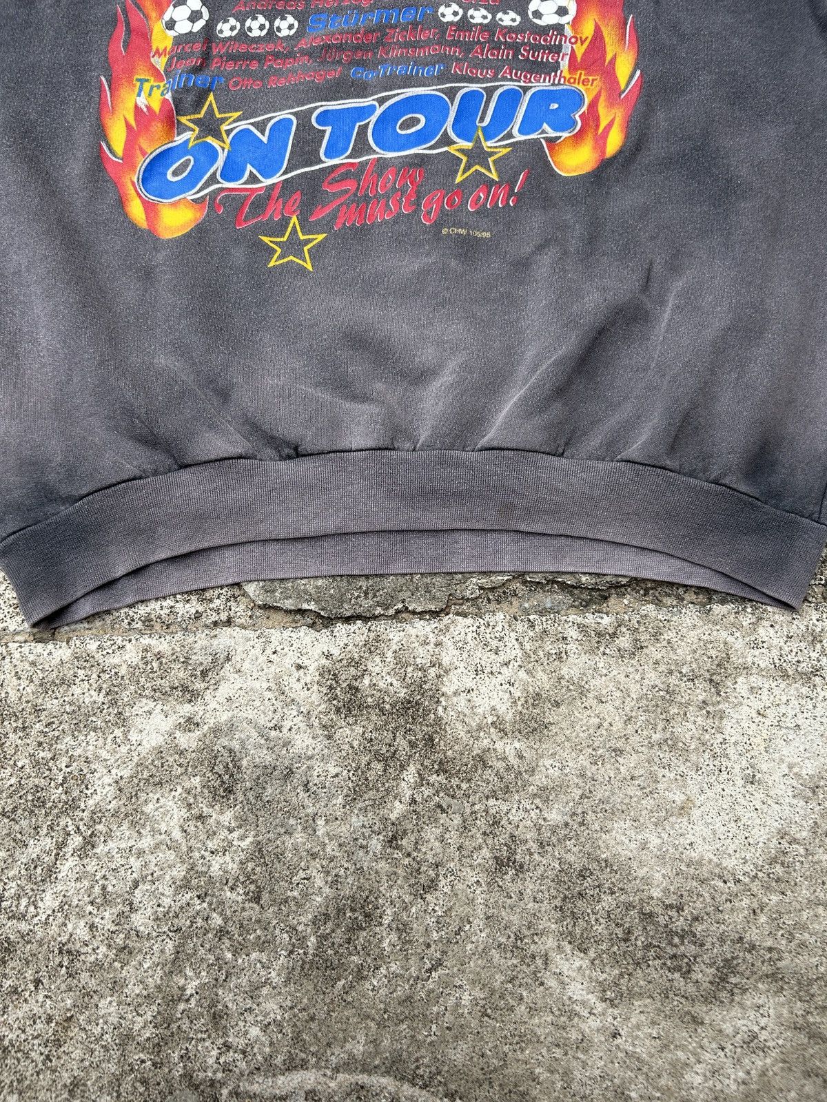 Vintage Vintage Thrashed Sun Faded 1995/96BayernMunich dreamteamtour Size US M / EU 48-50 / 2 - 6 Thumbnail