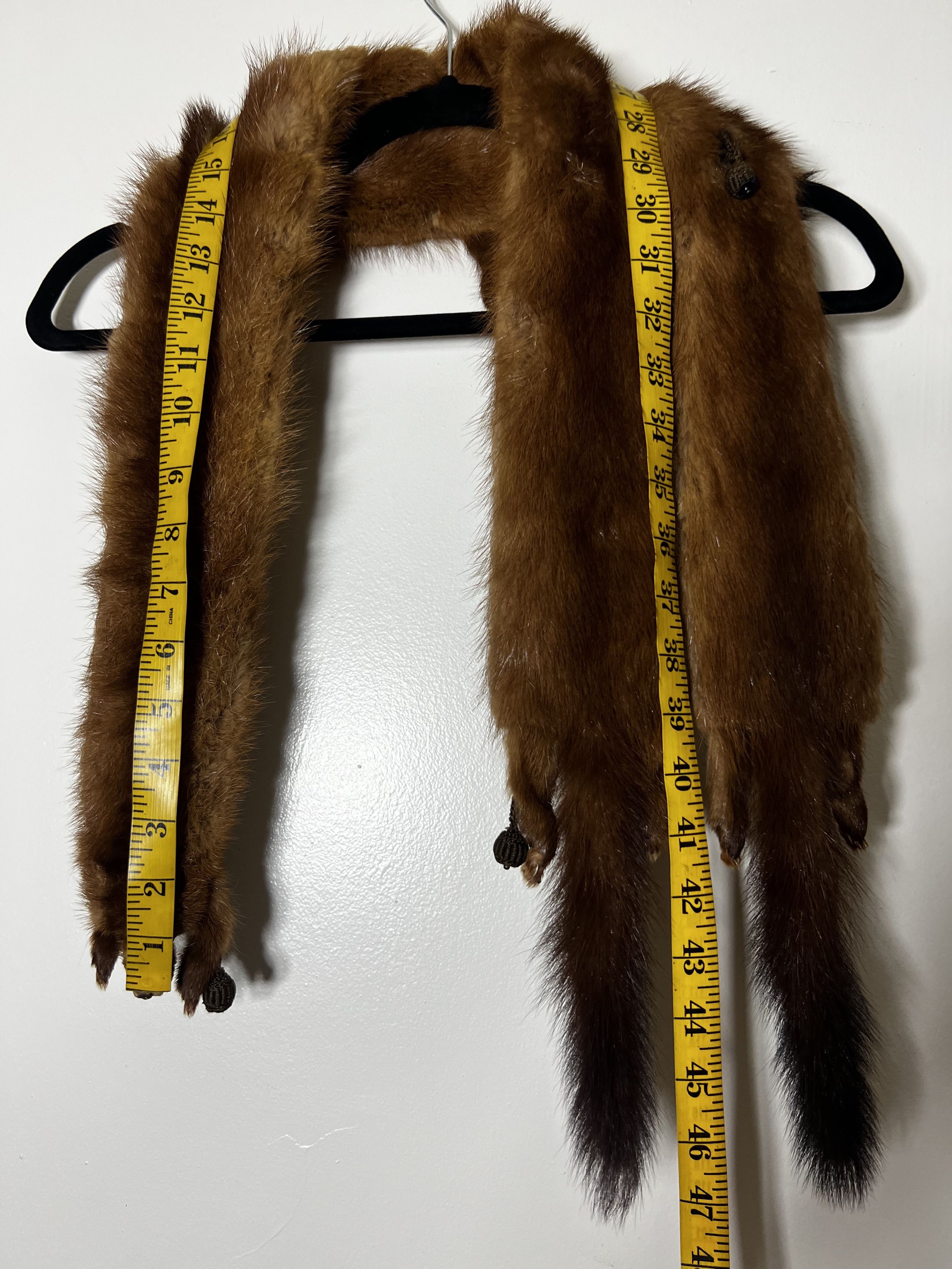 Other × Vintage Vintage 40's-50's Fur Taxidermy Pelt Collar - Mink Stole Size ONE SIZE - 7 Thumbnail