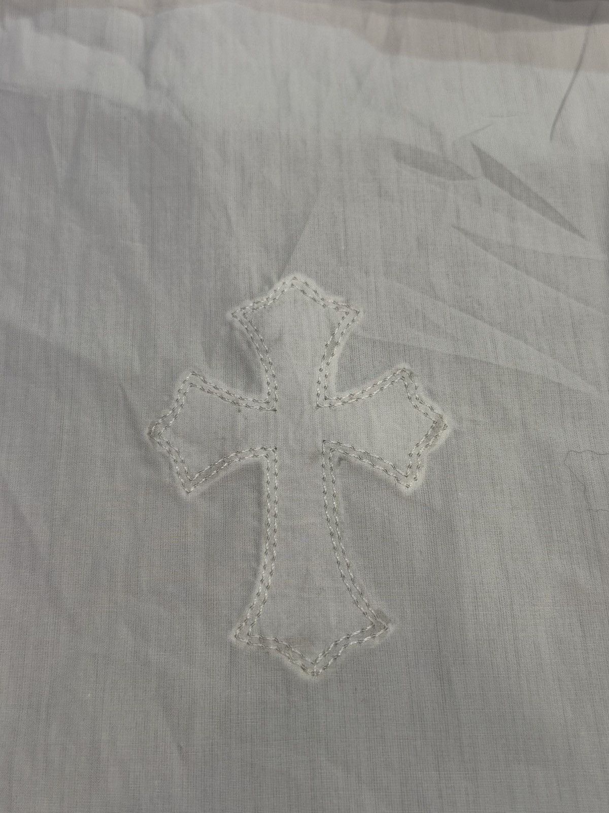 Chrome Hearts CHROME HEARTS 'WHITE PATCH' BUTTON DRESS SHIRT Size US M / EU 48-50 / 2 - 8 Thumbnail