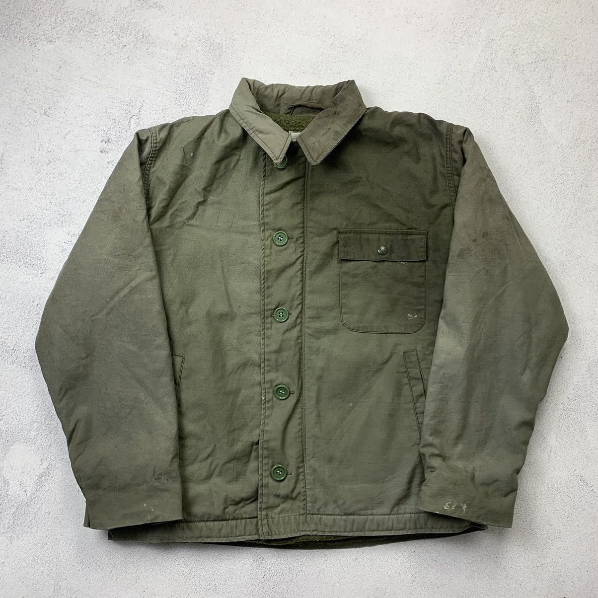 Vintage Vintage Army Military Jacket Size US L / EU 52-54 / 3 - 8 Thumbnail