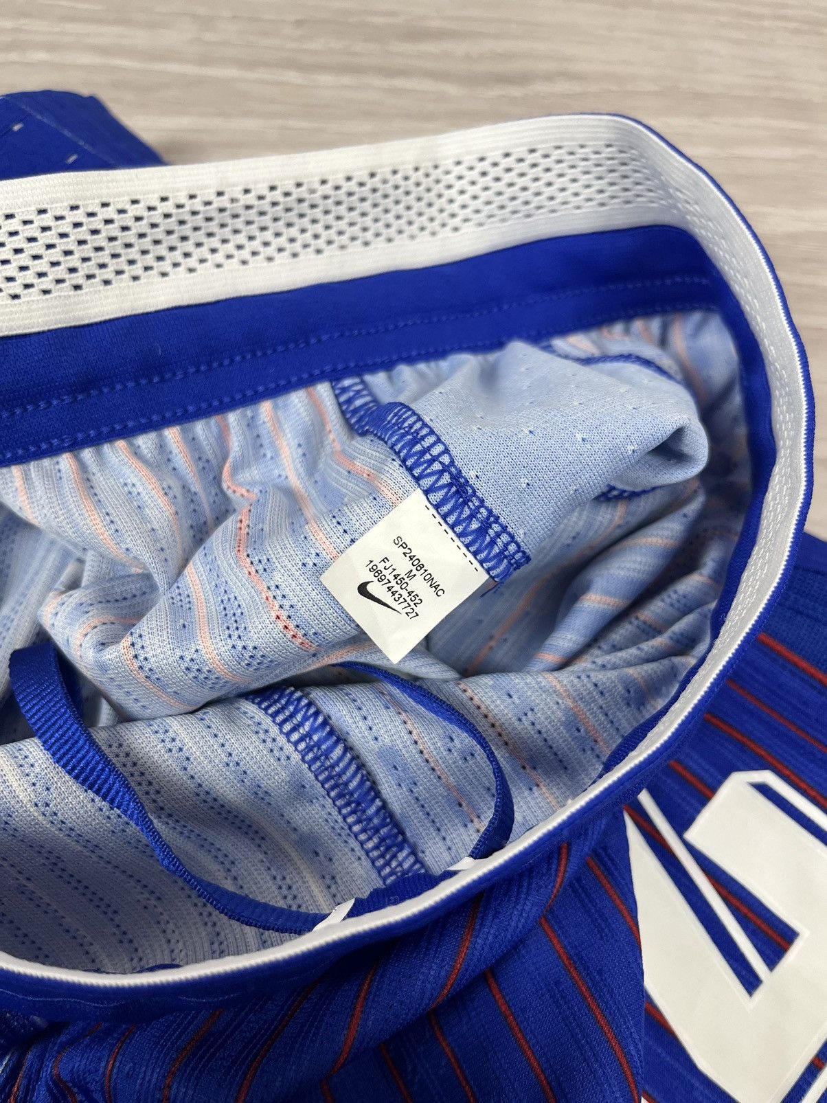 Nike Nike France 2025 #14 Rabiot Soccer Player Issue Match Shorts Size US 32 / EU 48 - 12 Thumbnail