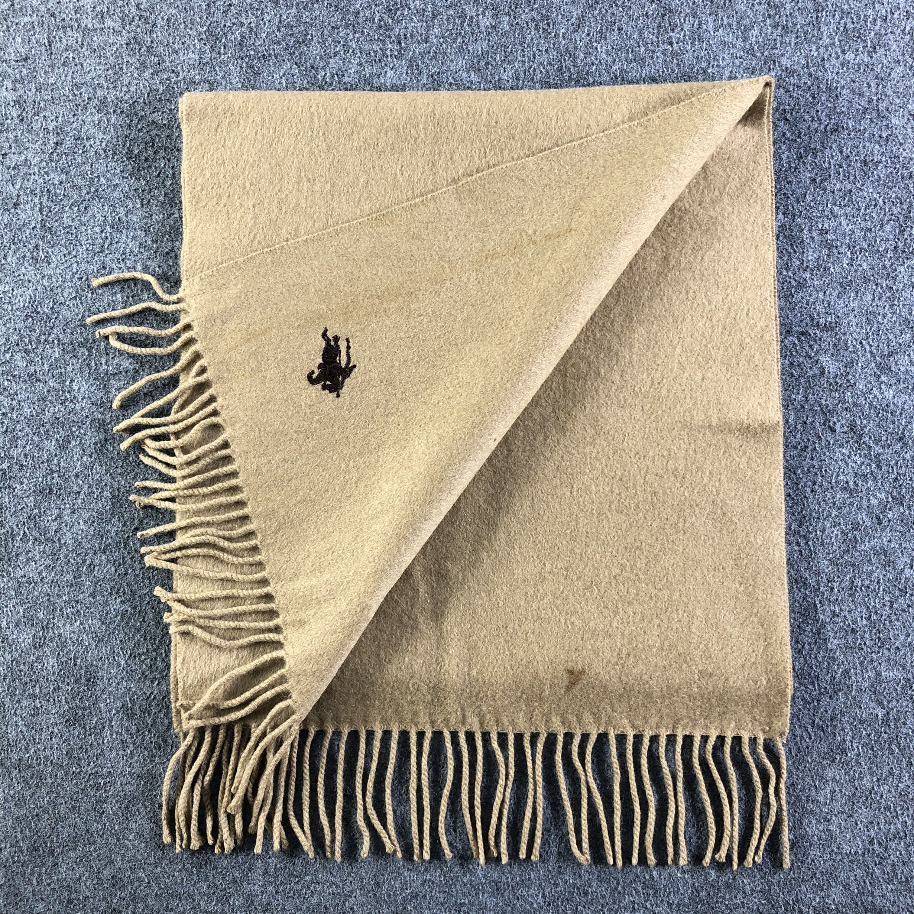 Burberry Burberrys Pure Cashmere Scarf / Muffler / Neckwear P083 Size ONE SIZE - 4 Thumbnail