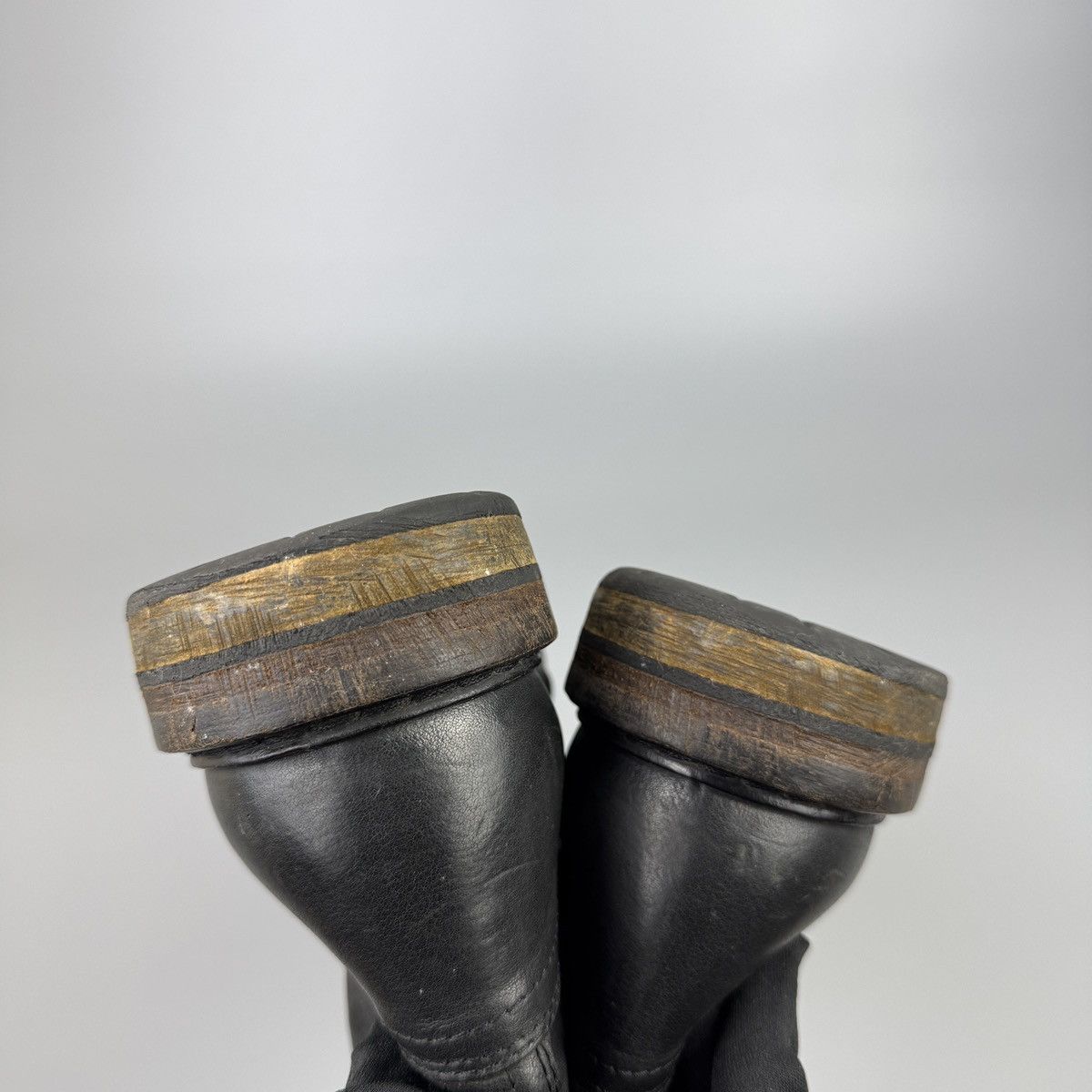 Ann Demeulemeester Ann Demeulemeester - FW/12 Double front zipper leather Boots Size US 9 / EU 42 - 16 Thumbnail