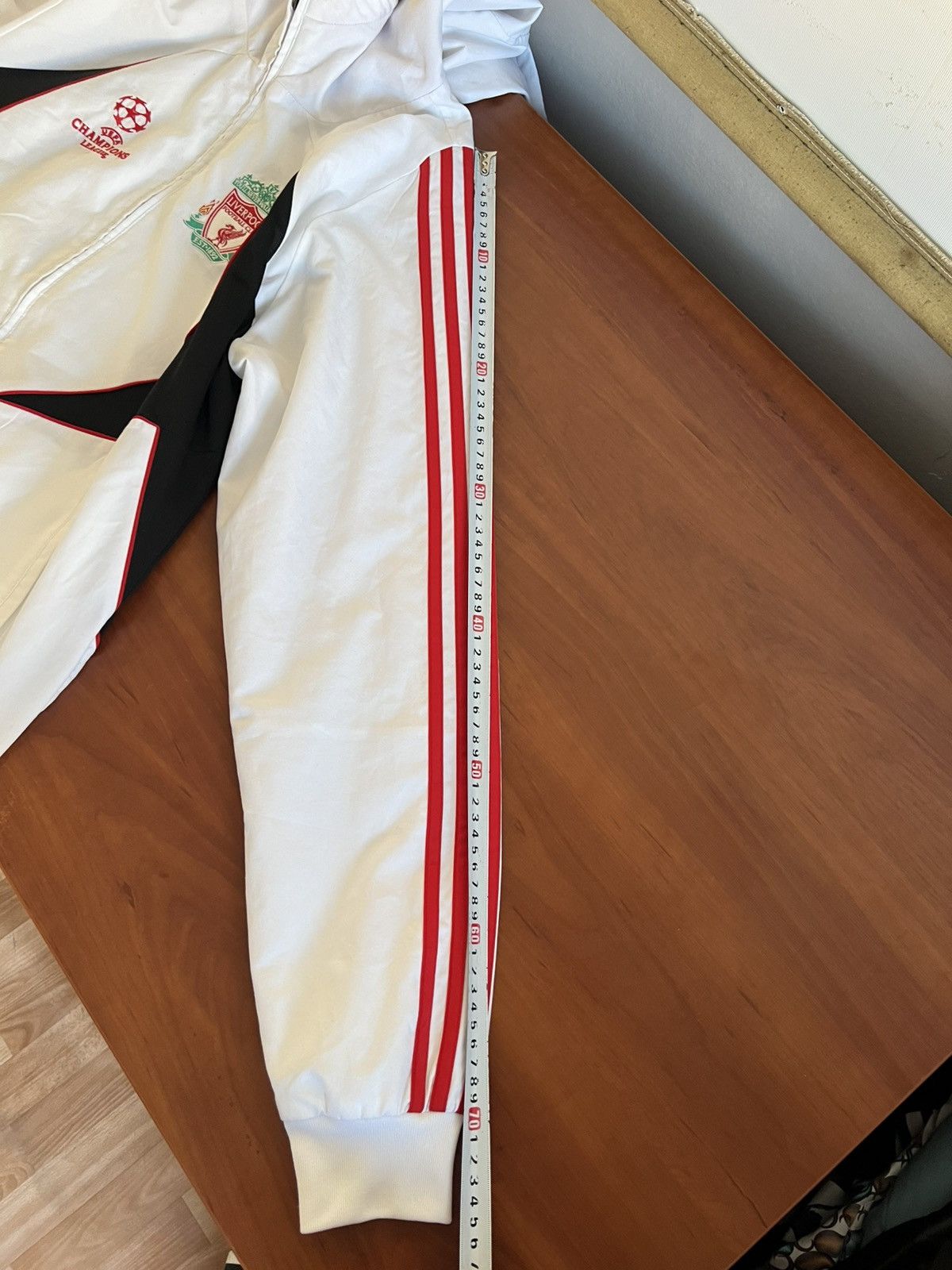 Adidas 2007 LIVERPOOL FC CHAMPIONS LEAGUE SOCCER FOOTBALL JACKET L Size US L / EU 52-54 / 3 - 20 Thumbnail