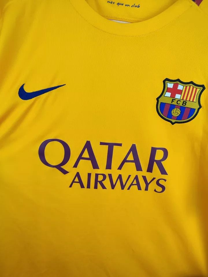 Nike FC Barcelona Away 2015 - 2016 FOOTBALL Kit SHIRT SOCCER Size US XL / EU 56 / 4 - 2 Thumbnail