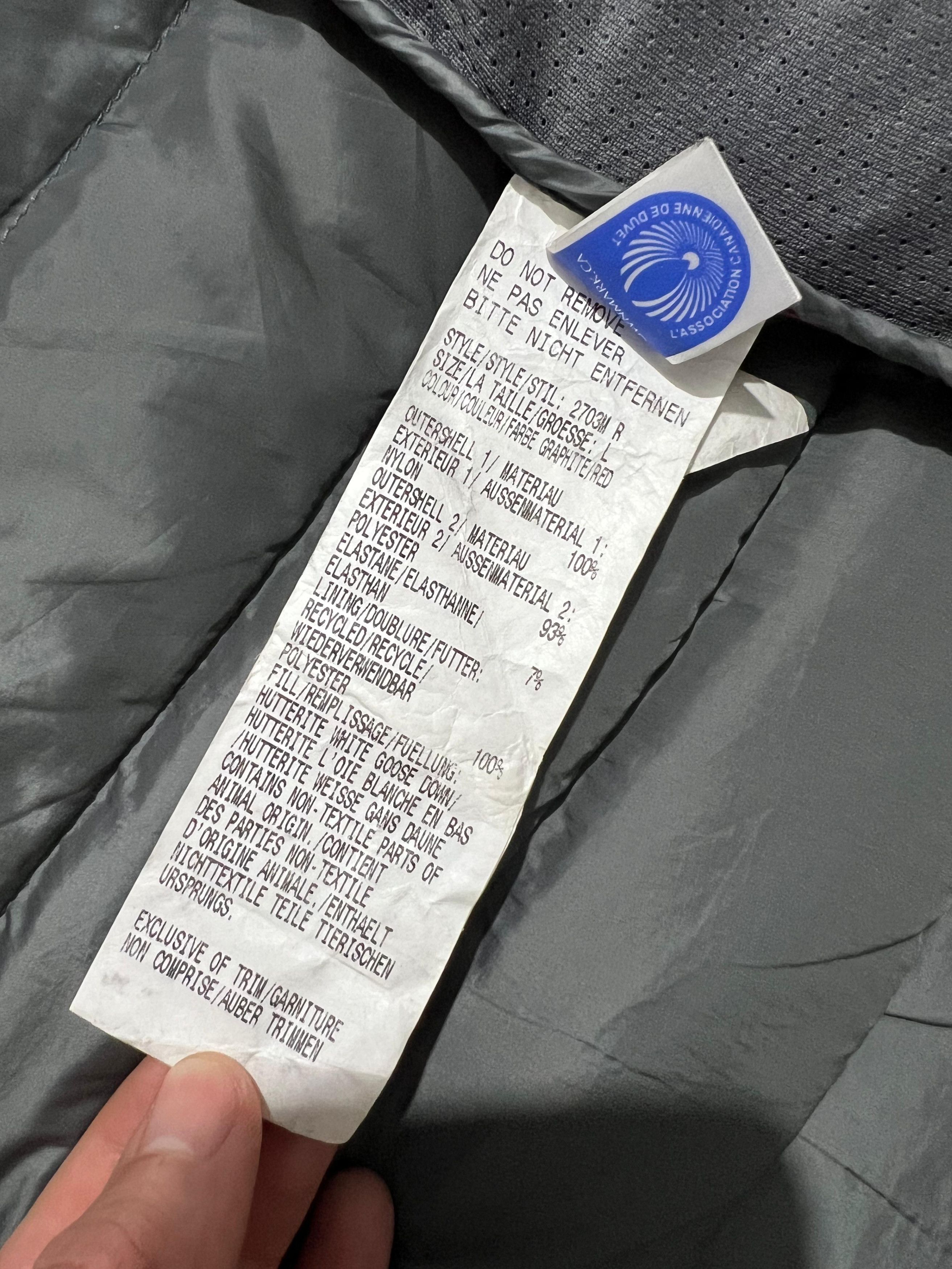 Canada Goose Canada Goose Hybridge Graphite/Red jacket Size US L / EU 52-54 / 3 - 13 Thumbnail