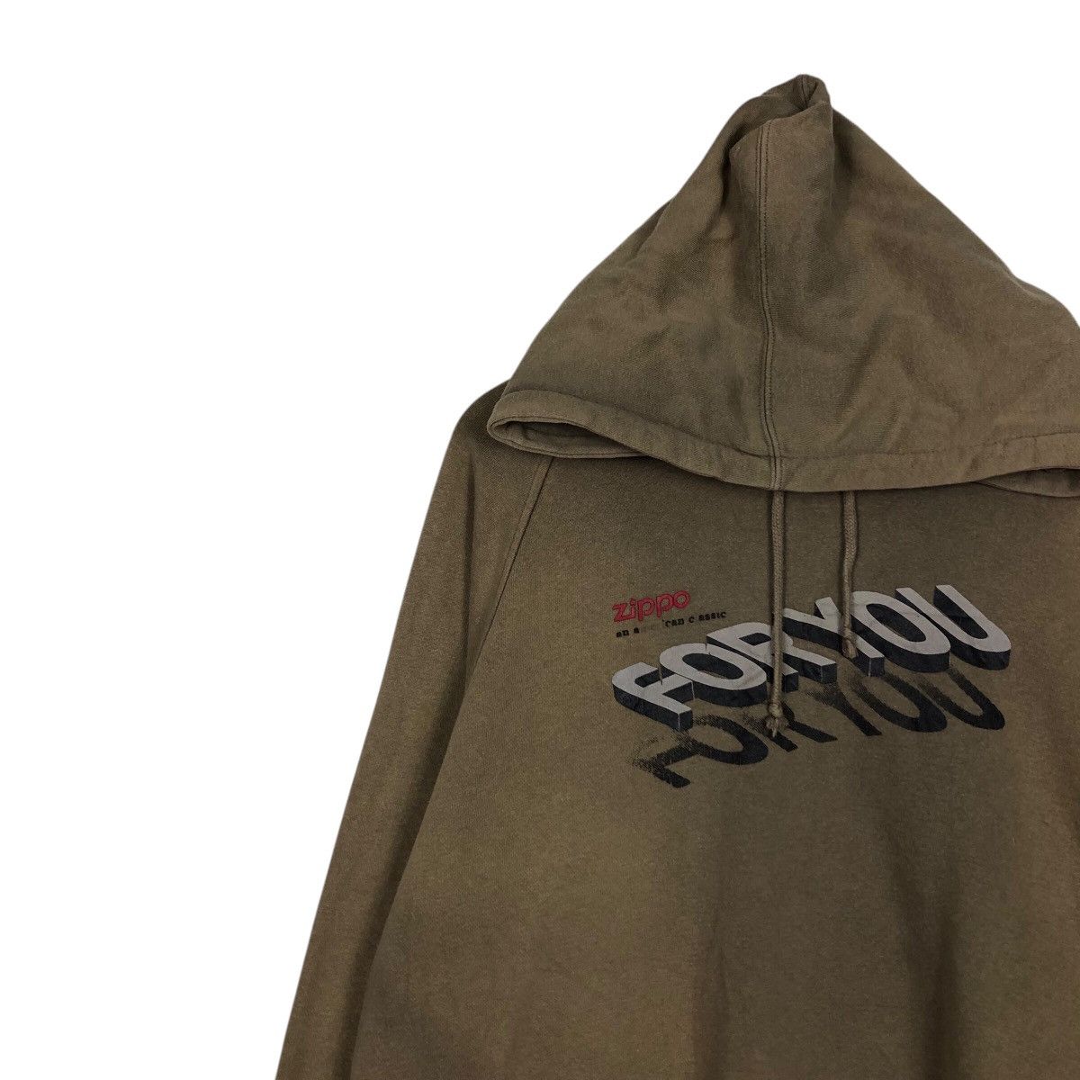 Japanese Brand 📌Vintage Hoodie Pull Over Zippo Big Logo Issey Miyake Size US M / EU 48-50 / 2 - 8 Thumbnail
