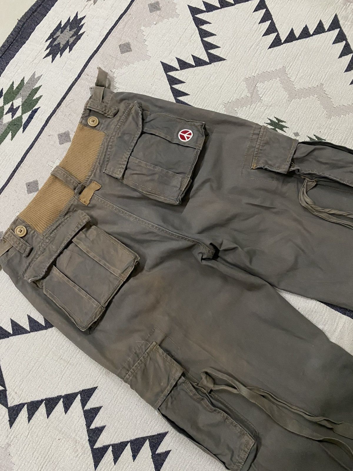 If Six Was Nine 2000s IFSIXWASNINE STYLE BONDAGE MULTIPOCKET CARGO PANT Size US 30 / EU 46 - 21 Thumbnail