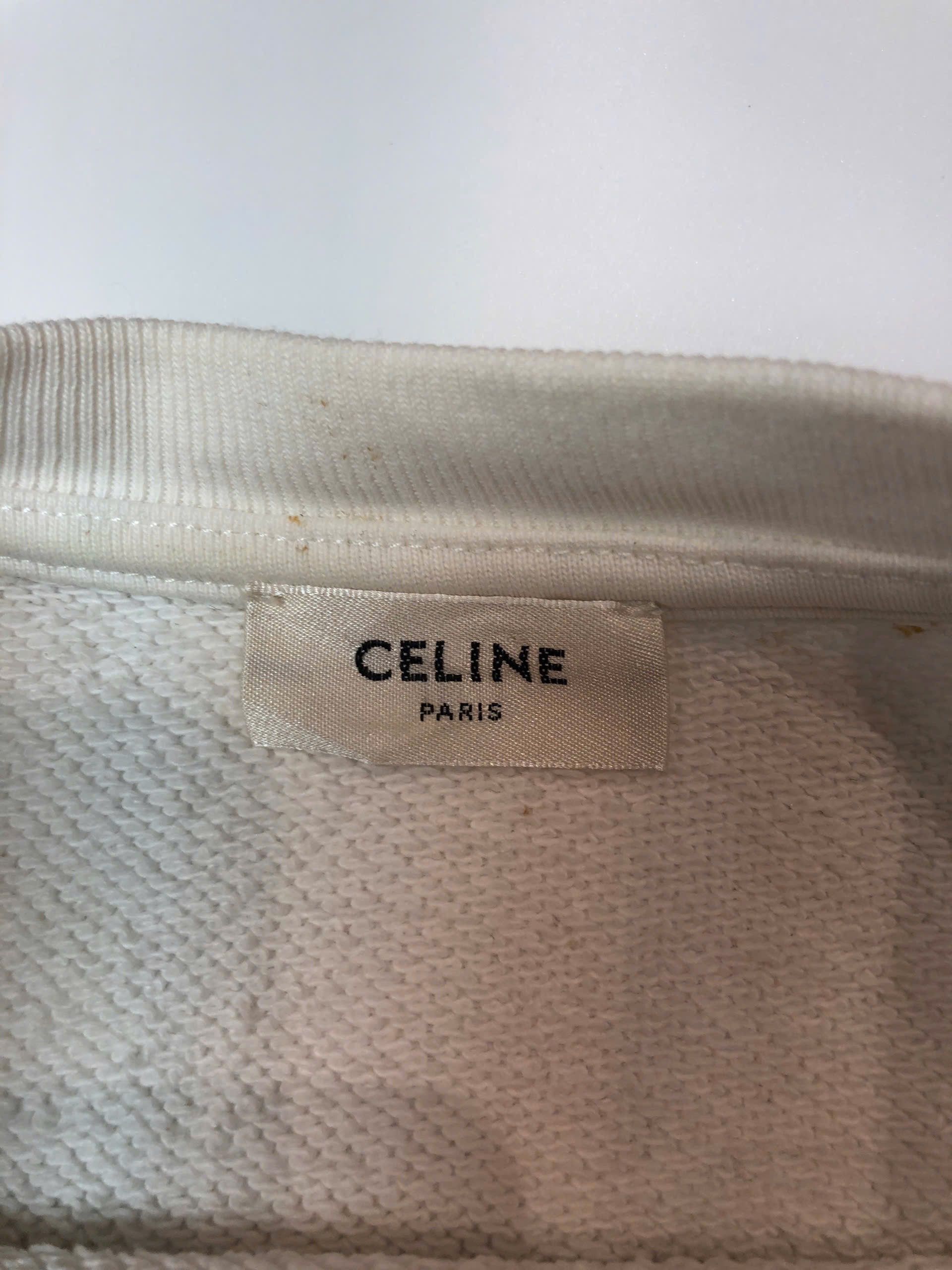 Celine Celine Coco Paris Heart Sweatshirt Size L / US 10 / IT 46 - 2 Thumbnail