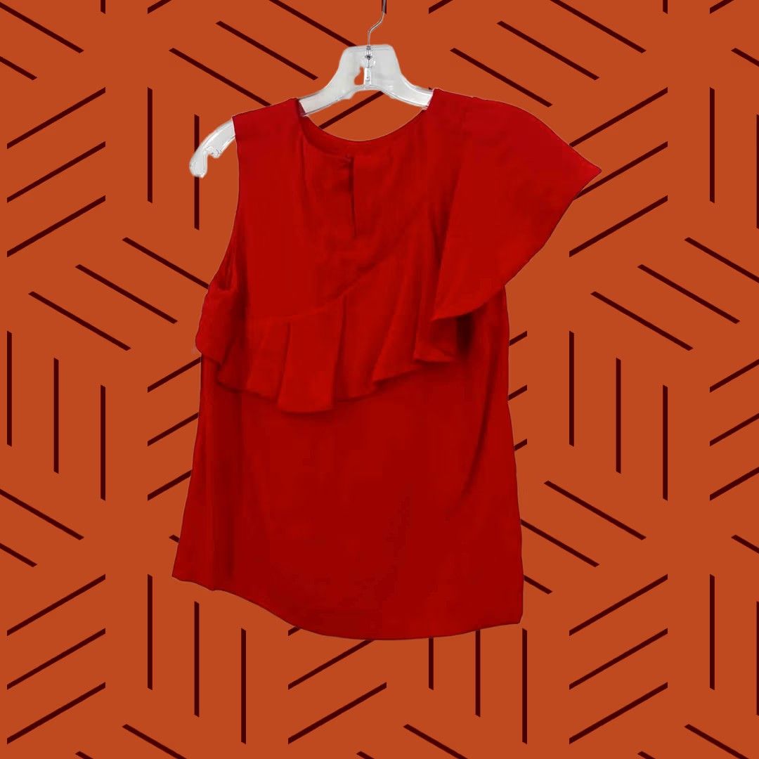 Maje Pre-Owned Maje Red Size 4 Blouse Size S / US 4 / IT 40 - 1 Thumbnail
