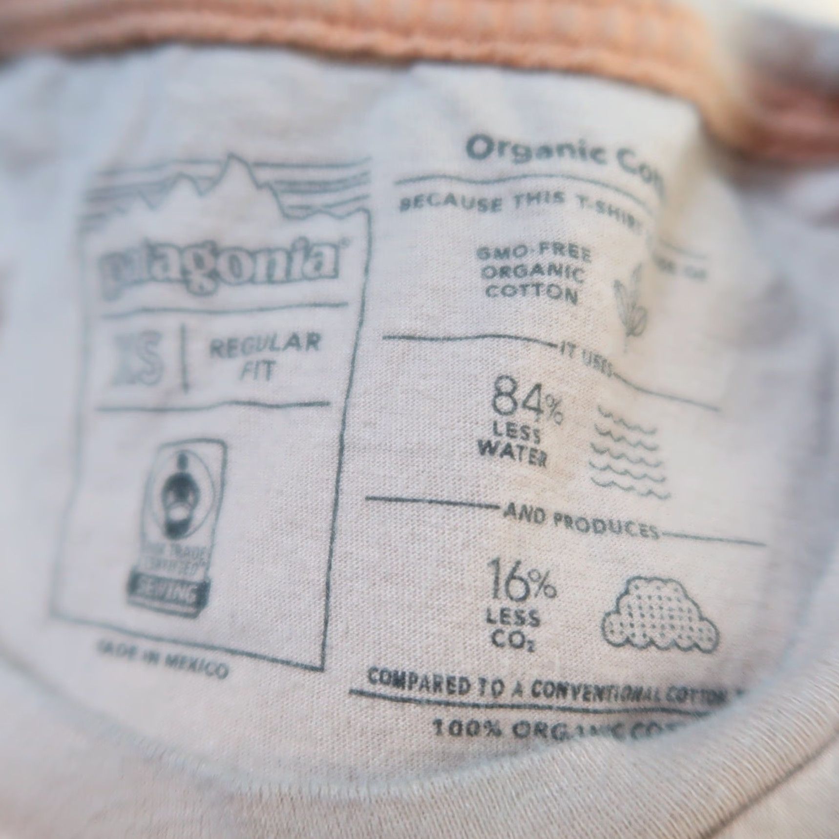 Patagonia Patagonia tan graphic organic cotton t-shirt Womens XS Size XS / US 0-2 / IT 36-38 - 5 Thumbnail