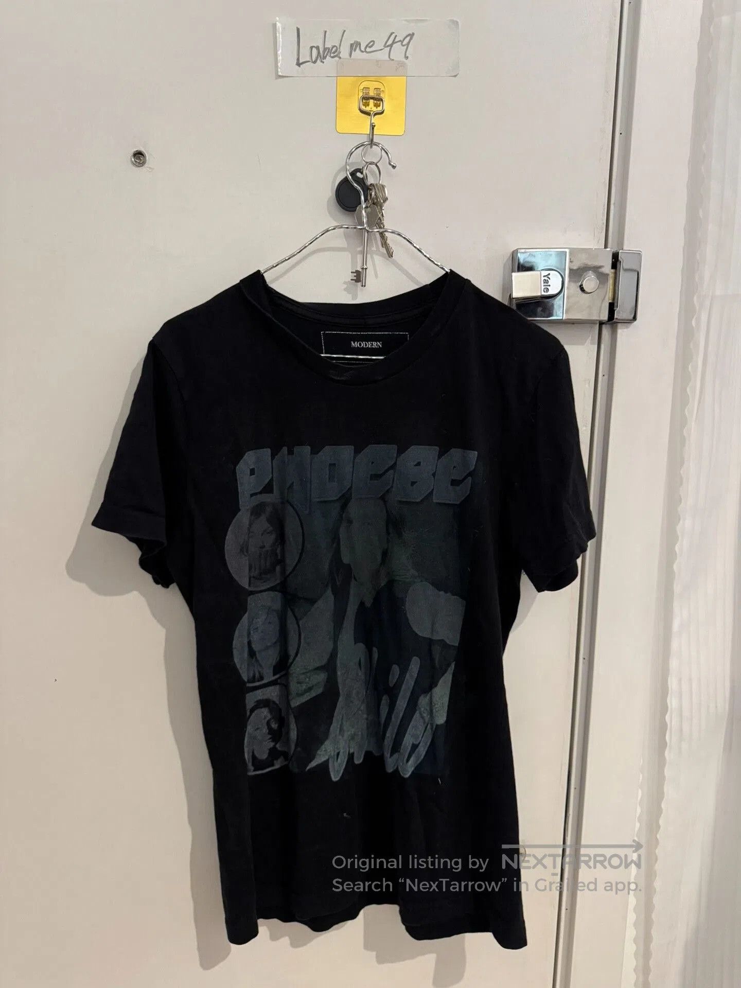 Phoebe Philo modern man black graphic t-shirt size M. Size US M / EU 48-50 / 2 - 1 Thumbnail