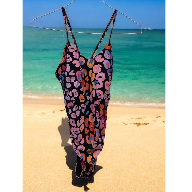 Unknown London Women's Floral Pink One Piece Swimsuit Summerwear Small Size S / US 4 / IT 40 - 1 Thumbnail