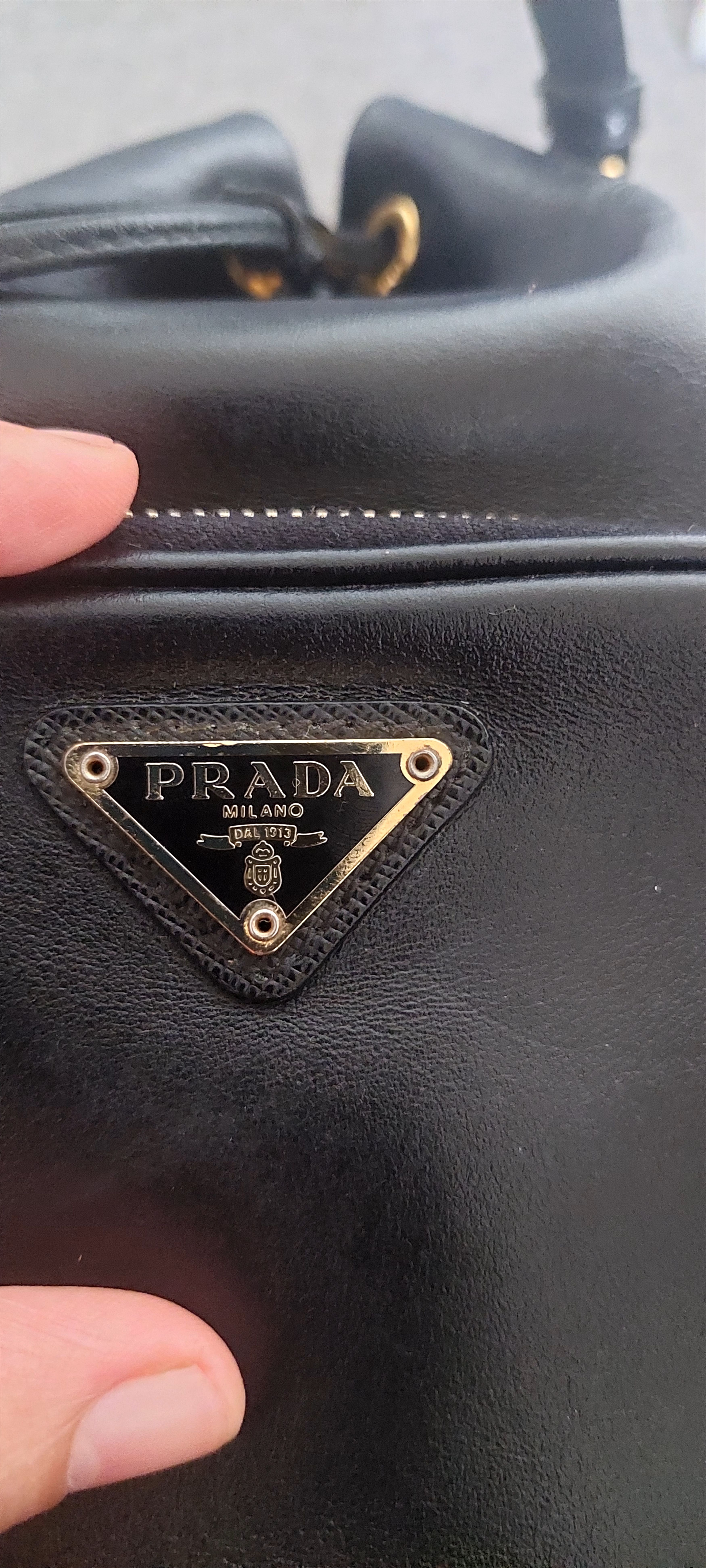 Prada Prada Bucket Leather Size ONE SIZE - 3 Thumbnail