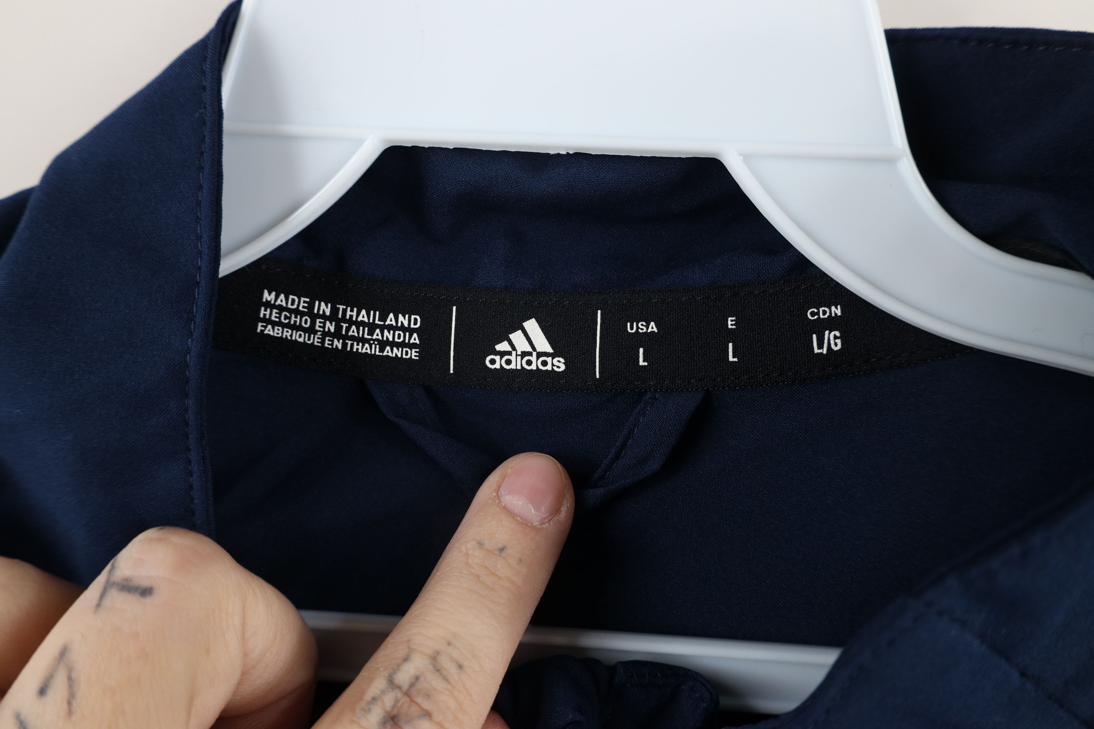 Adidas × Vintage Adidas University of Akron Baseball Half Zip Jacket Blue Size US L / EU 52-54 / 3 - 6 Thumbnail