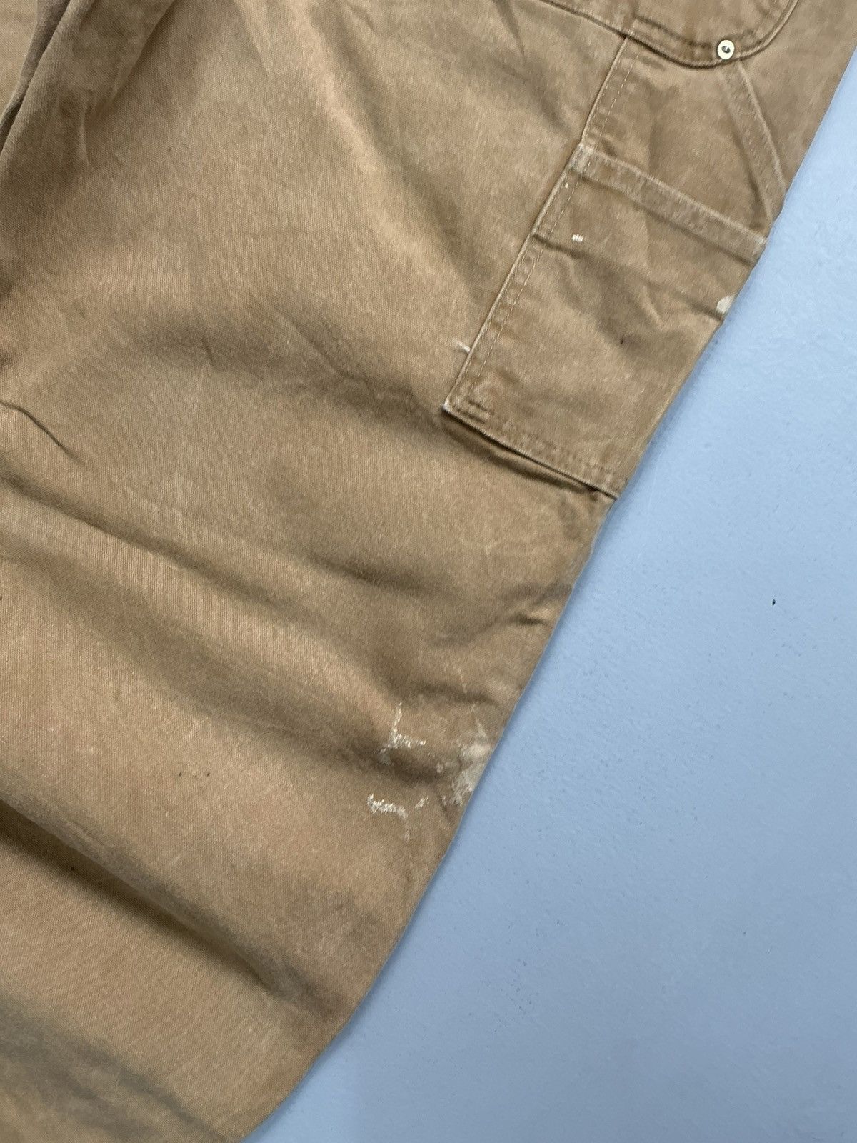Carhartt Vintage Carhatt B01 BRN double knee workwear Size US 38 / EU 54 - 11 Thumbnail