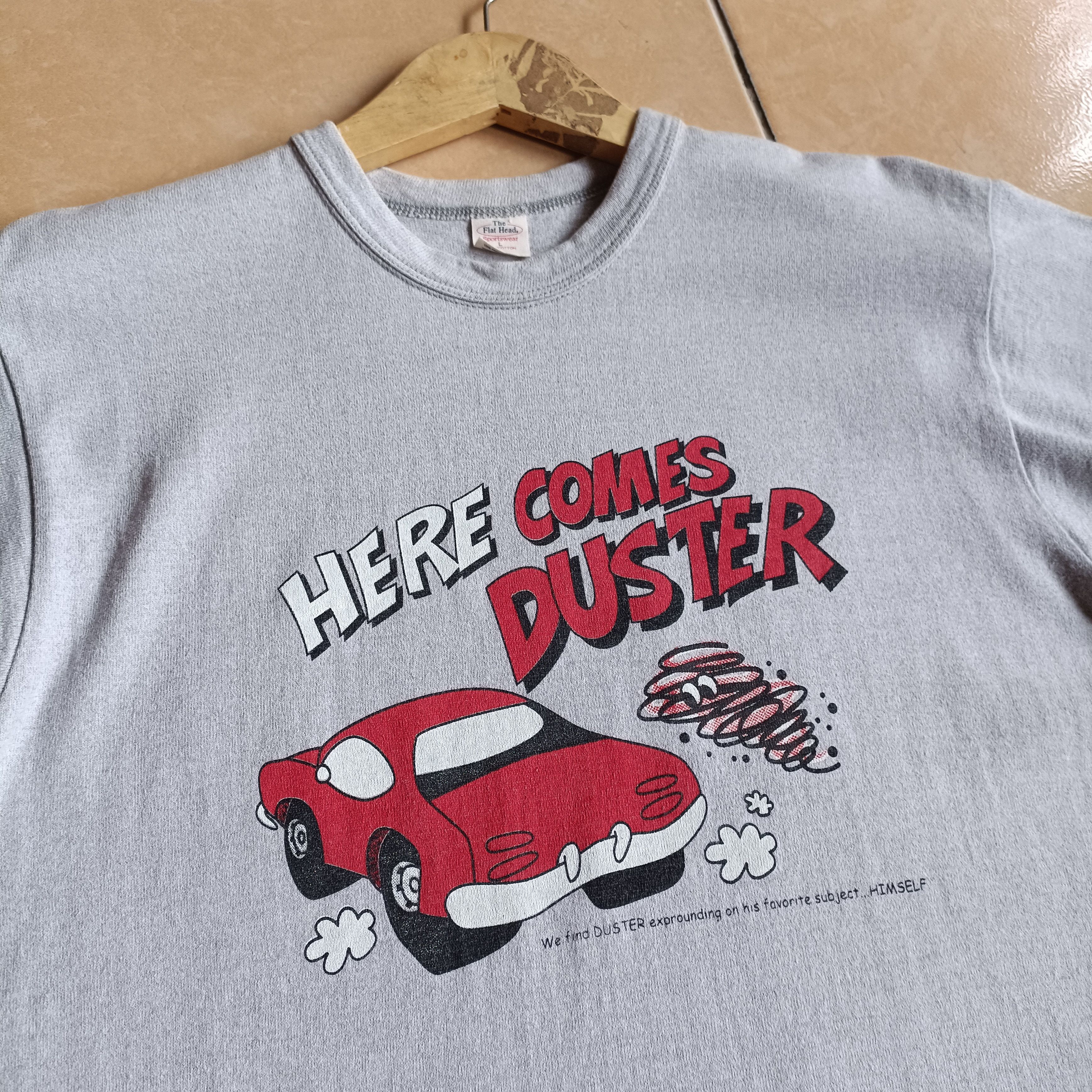 The Flat Head Vintage The Flat Head Sportwear "here comes duster" Size US M / EU 48-50 / 2 - 3 Thumbnail