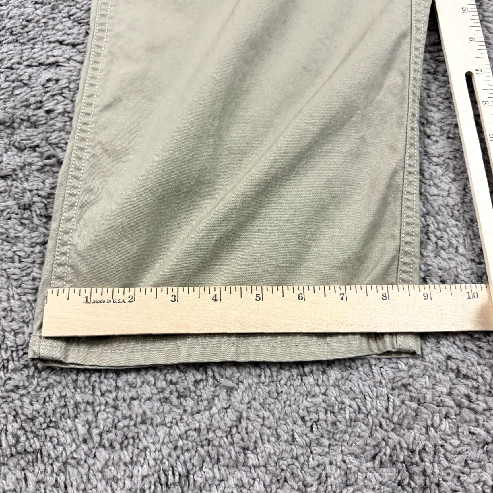 The North Face The North Face Pants Mens XL Beige Outdoor Lightweight 100% Cotton 35x31 Chino Straight Flat Front Regular Logo Size US 36 / EU 52 - 7 Thumbnail