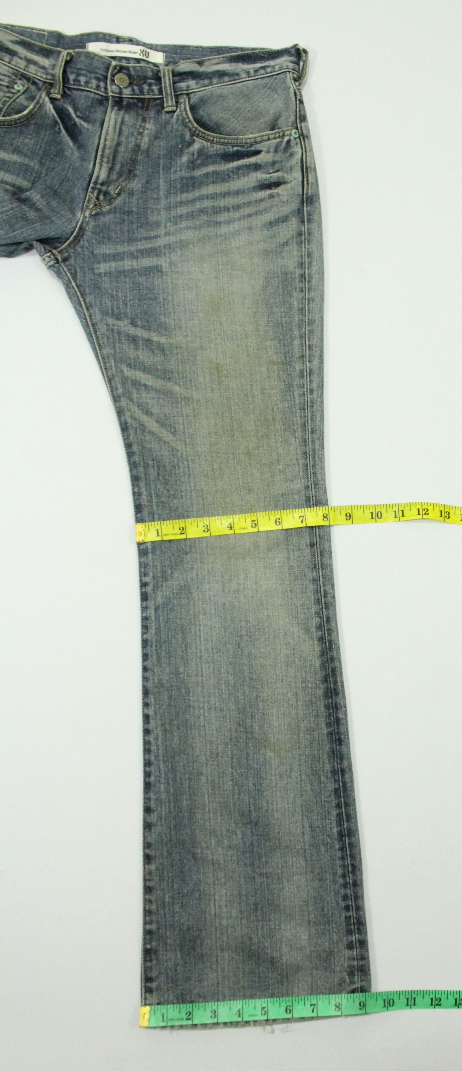 Vintage Flared EDWIN Denim Distressed bootcut bellbottom Size US 31 - 22 Thumbnail