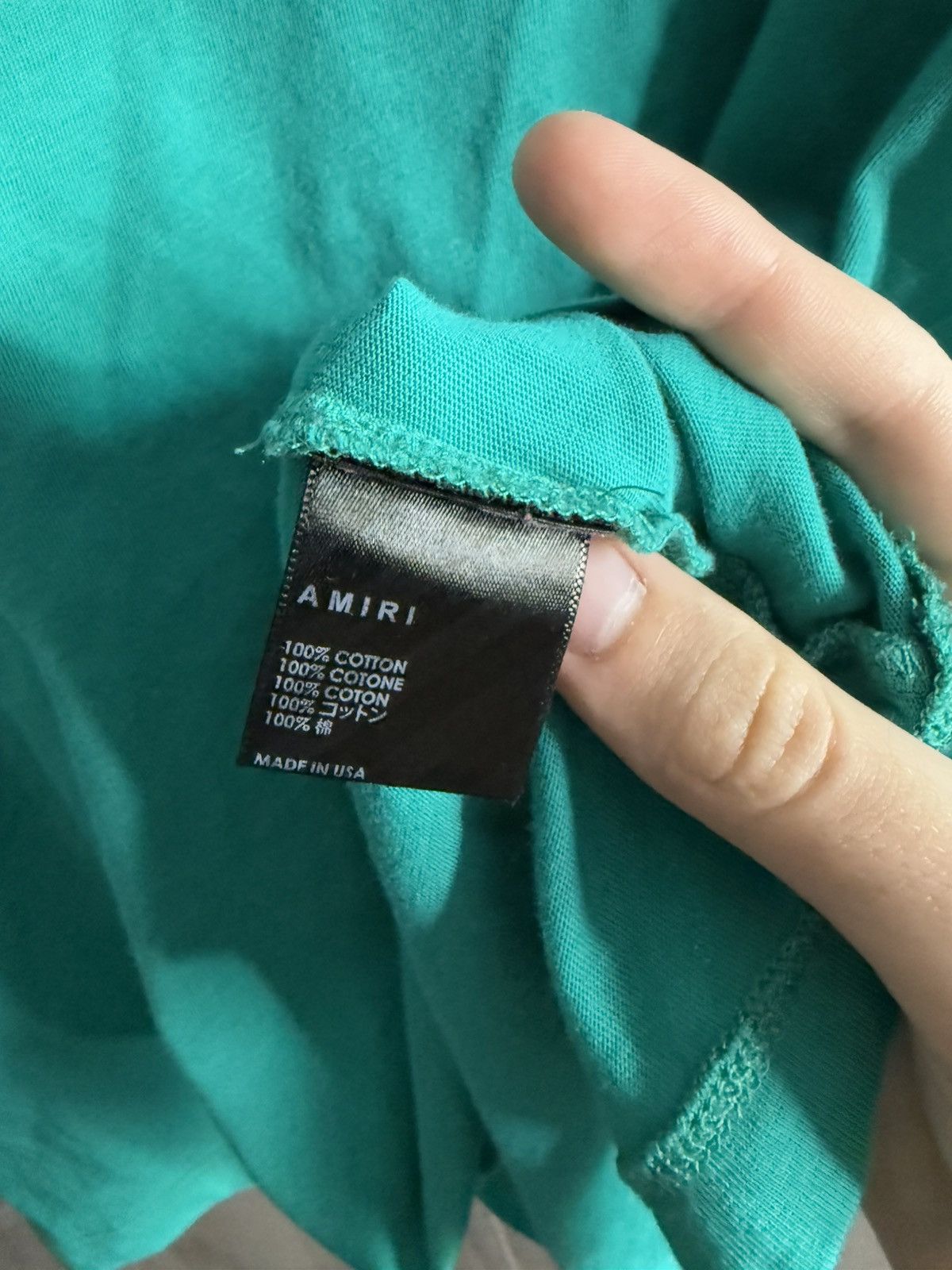 Amiri Amiri Logo T shirt Size US S / EU 44-46 / 1 - 8 Thumbnail