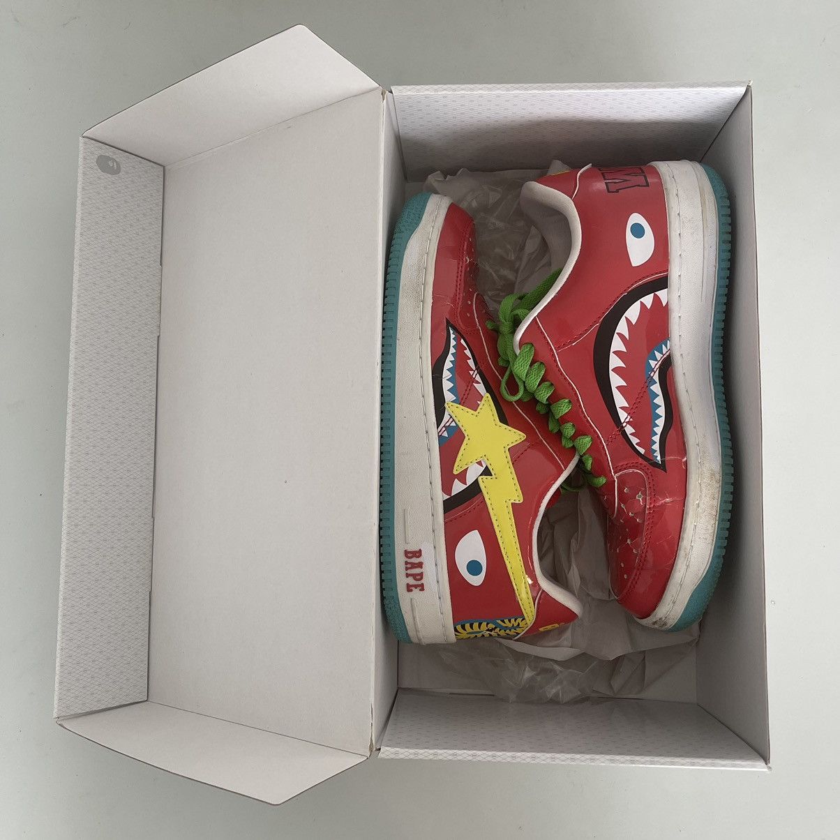 Bape Shark Bapesta Size US 9 / EU 42 - 16 Thumbnail