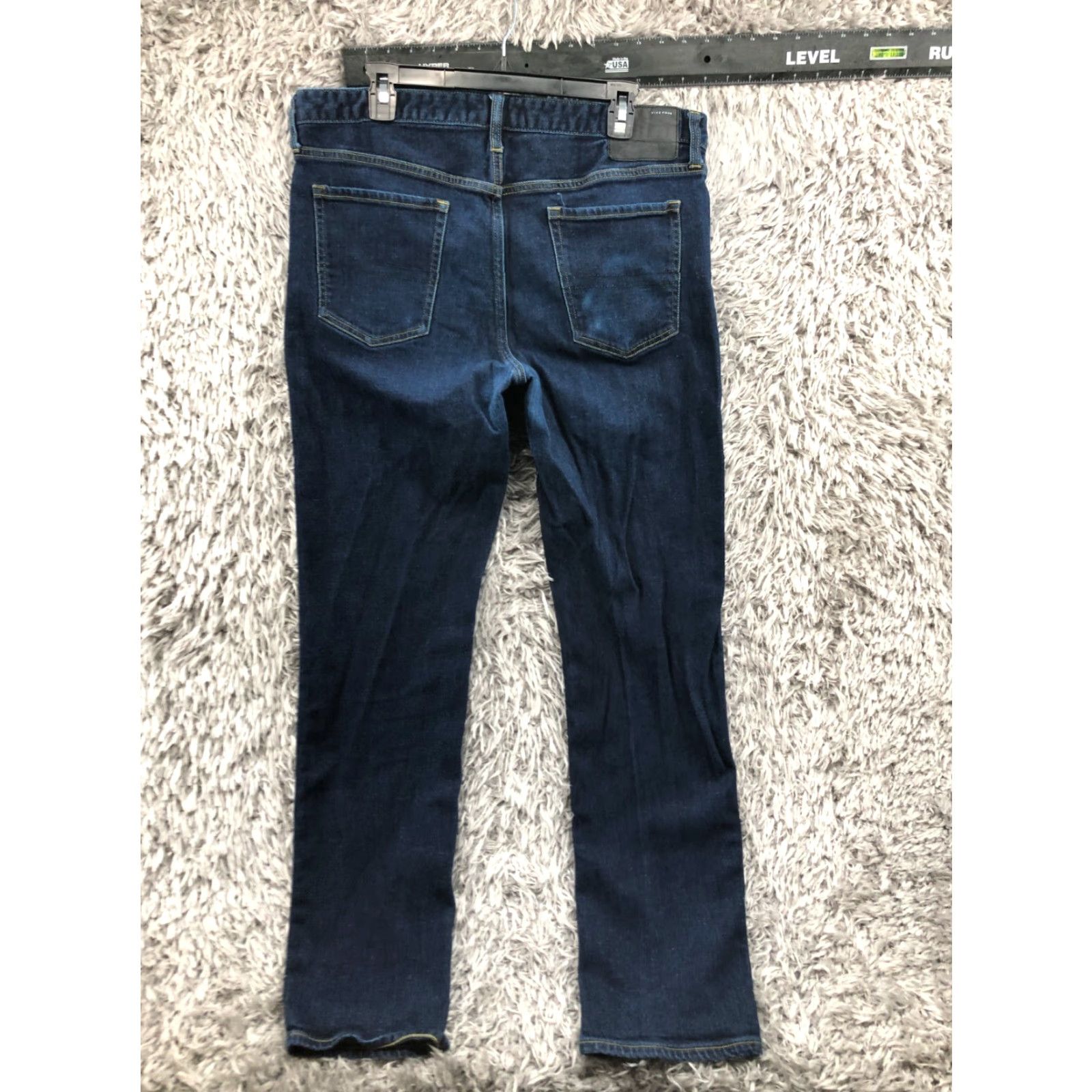 Vintage Five Four Straight Jeans Mens 36 Dark Wash Blue 5-Pocket Denim Regular Rise Mid 36 in Inseam 33 in Brand Five Four Jeans Size US 36 / EU 52 - 5 Thumbnail