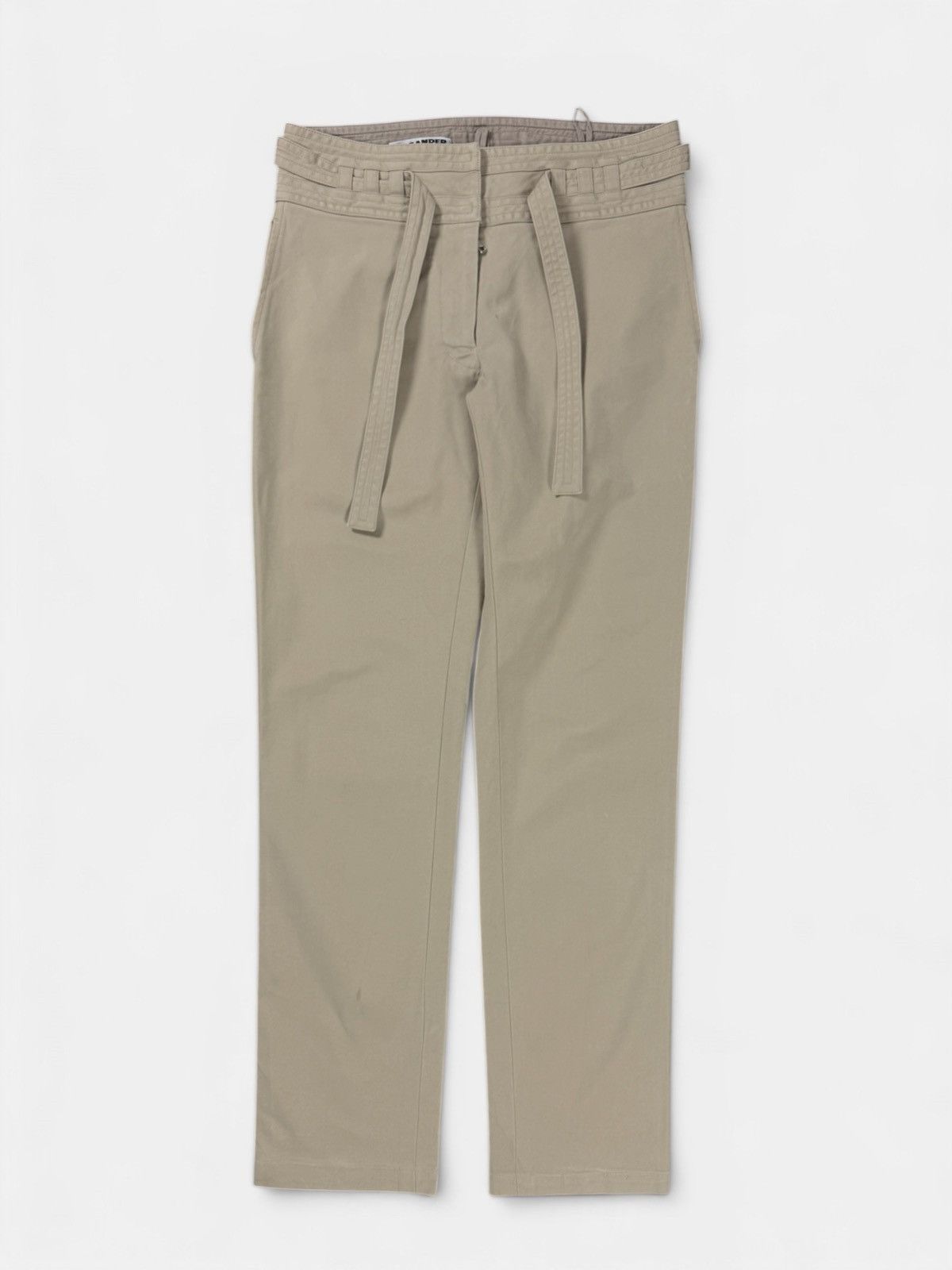 Jil Sander Jil Sander - 00’s Bondage Cream Pants Size 32" / US 10 / IT 46 - 1 Thumbnail