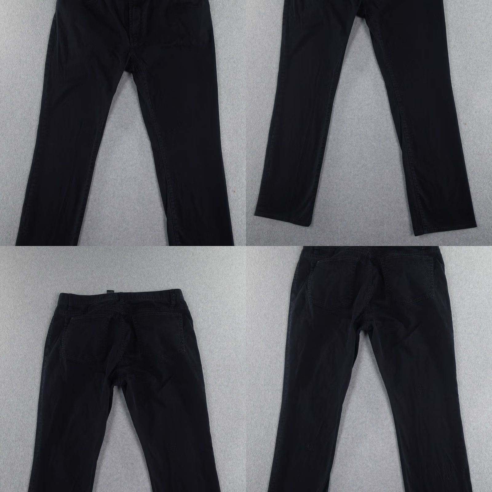 John Varvatos John Varvatos LUXE Jeans Mens 38 (38X32) Bowery Slim Straight Washed Black Denim 5-Pocket Mens Straight Jeans Size 38 Size US 38 / EU 54 - 9 Thumbnail