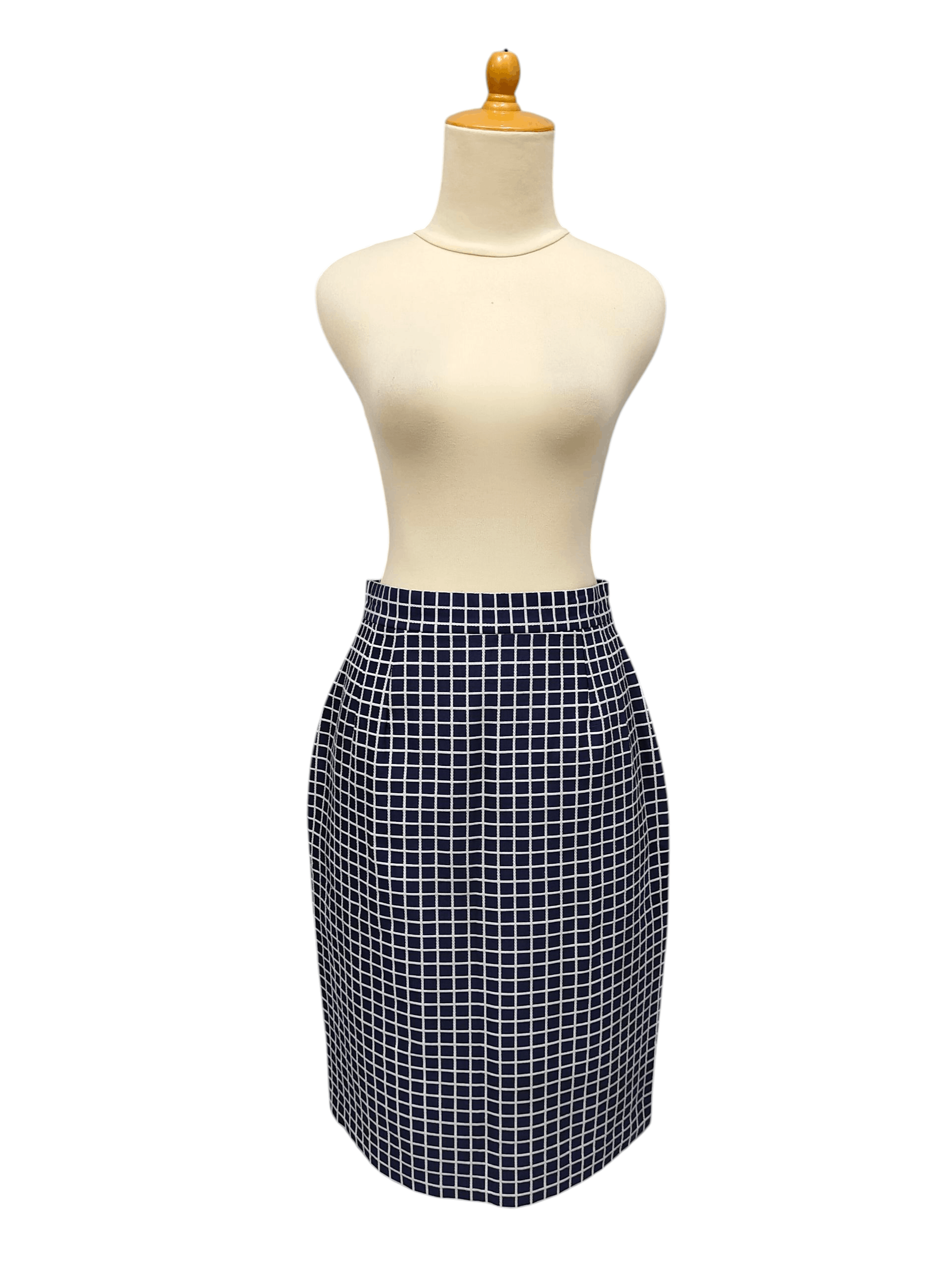 Givenchy 💥Vtg Givenchy Boutique Plaid Parisian Tailored Skirt Size 28" / US 6 / IT 42 - 1 Thumbnail
