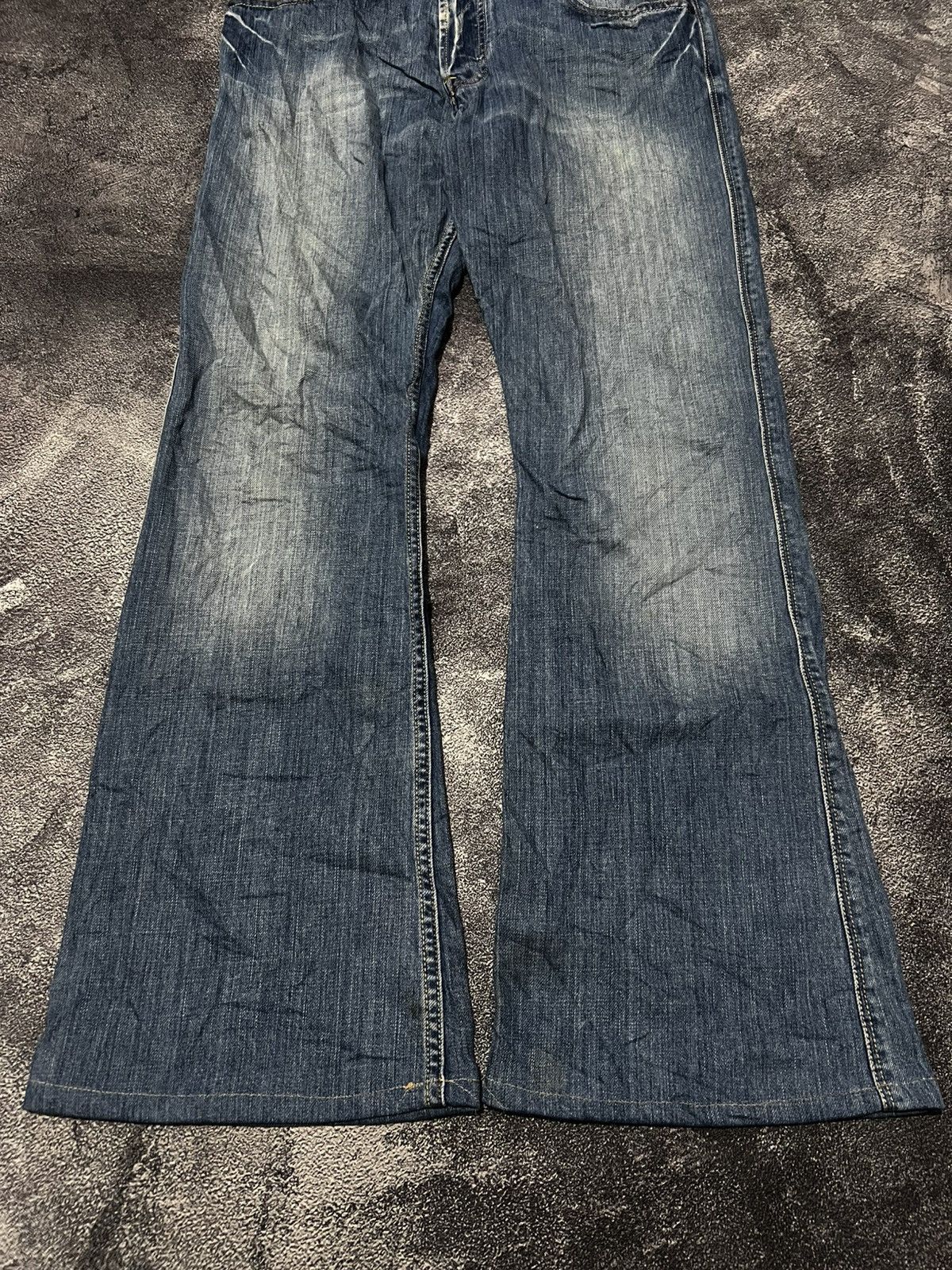 Diesel Vintage Diesel Zaf Flare Y2k Jeans Size US 33 - 5 Thumbnail