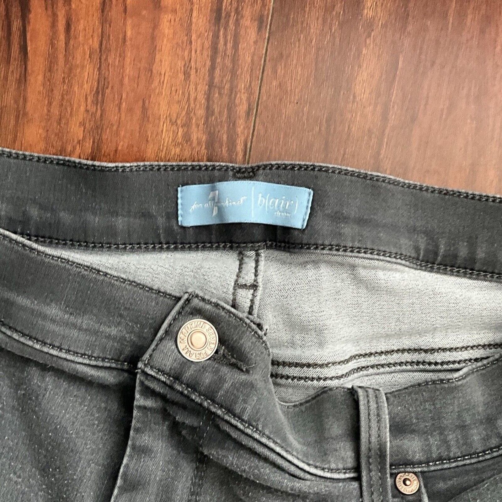 7 For All Mankind 7 For All Mankind Jeans 33 B(Air) High Waist Skinny Denim Size 33" - 7 Thumbnail