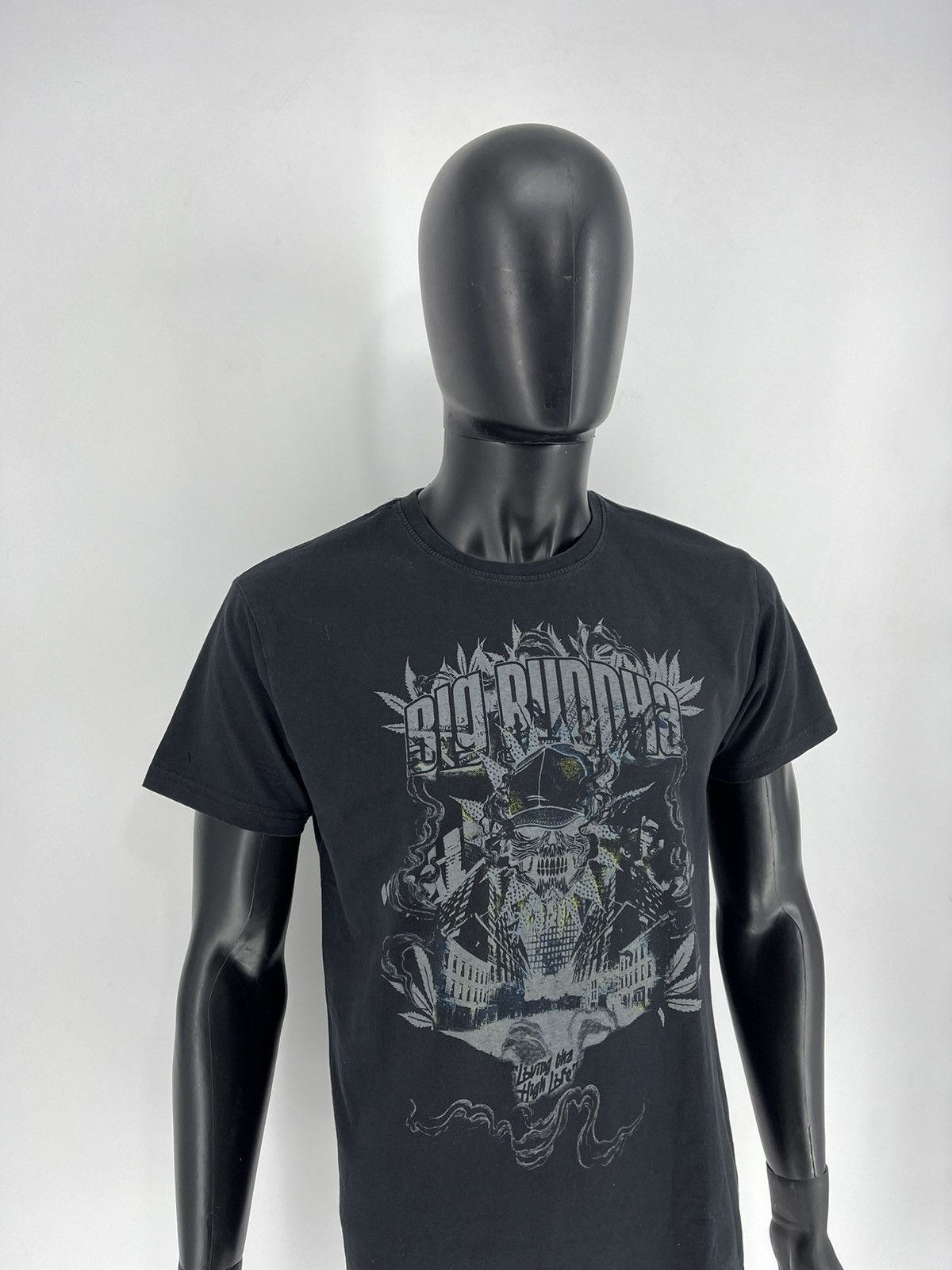 Affliction × Buddha to Buddha Vintage Big Buddha Skull Affliction Style Cyber-Y2K Tee Size US L / EU 52-54 / 3 - 3 Thumbnail