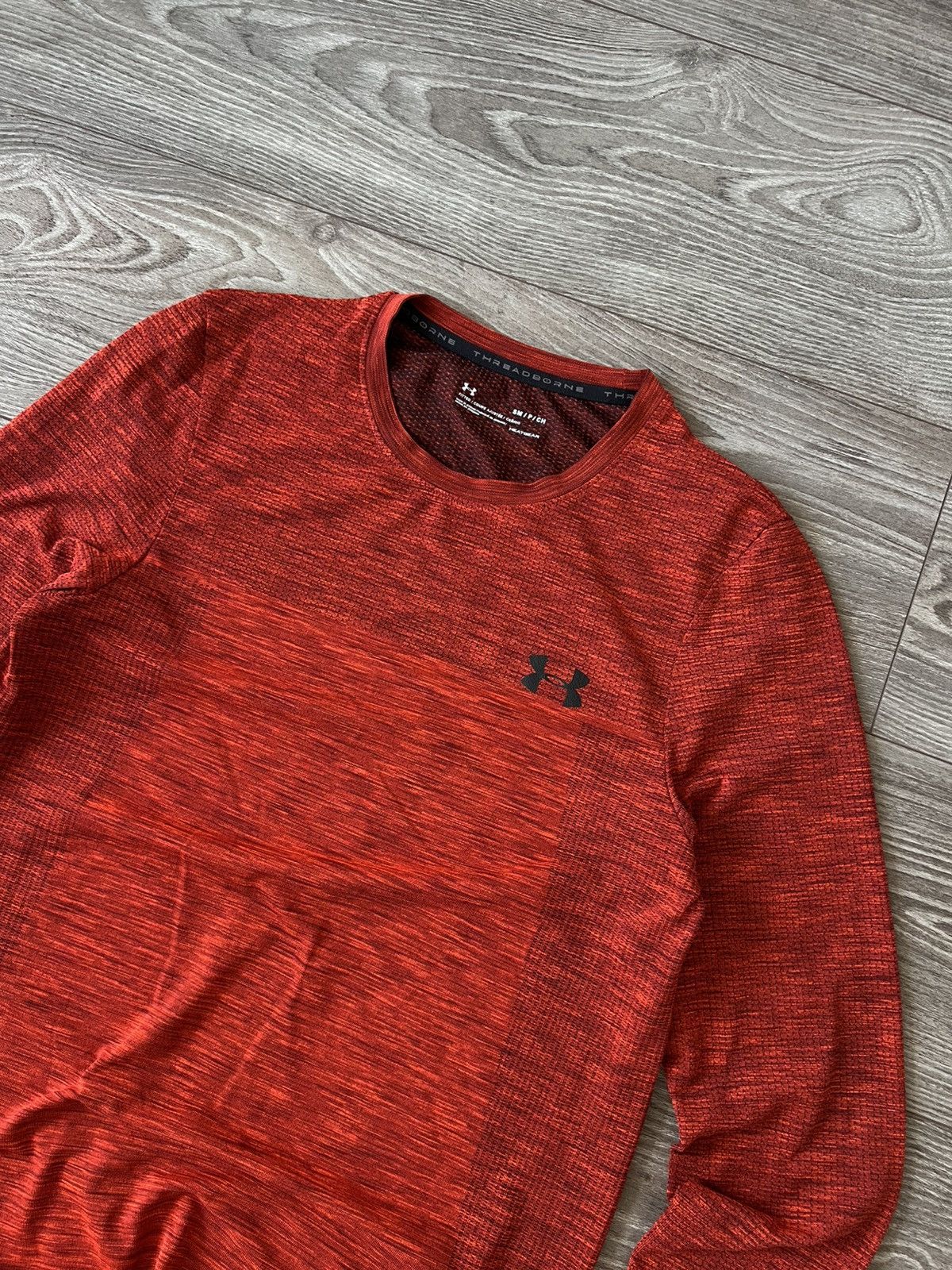 Under Armour Under Armour Threadborne Heatgear Fit Onyx Long Sleeve Tee Size US S / EU 44-46 / 1 - 9 Thumbnail
