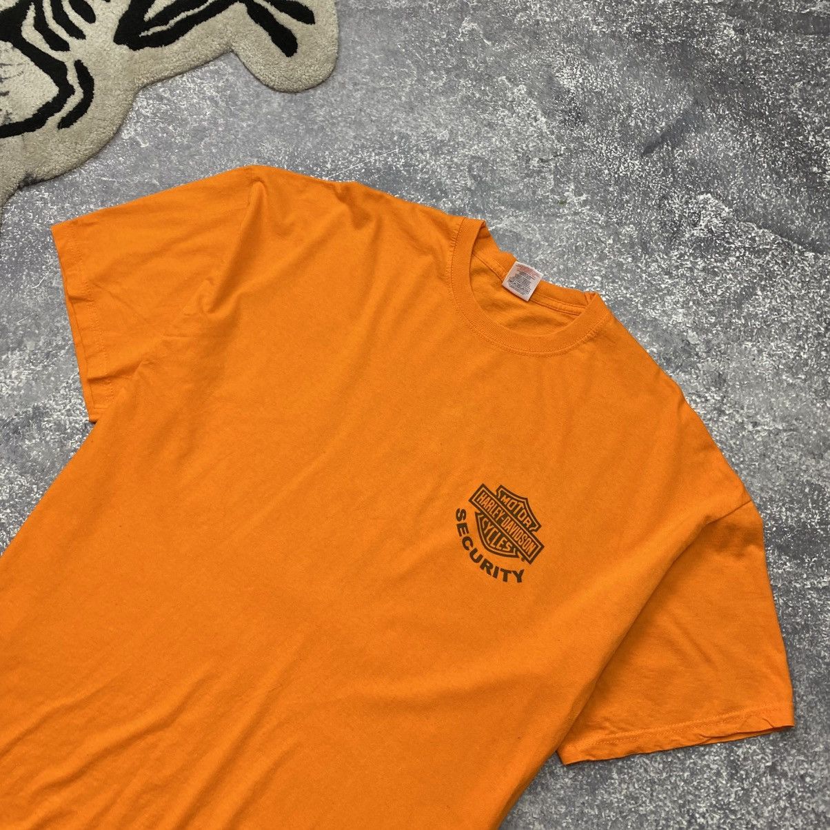 Band Tees Vintage Harley-Davidson Security Motorcycle 00’s tee Size US XL / EU 56 / 4 - 3 Thumbnail
