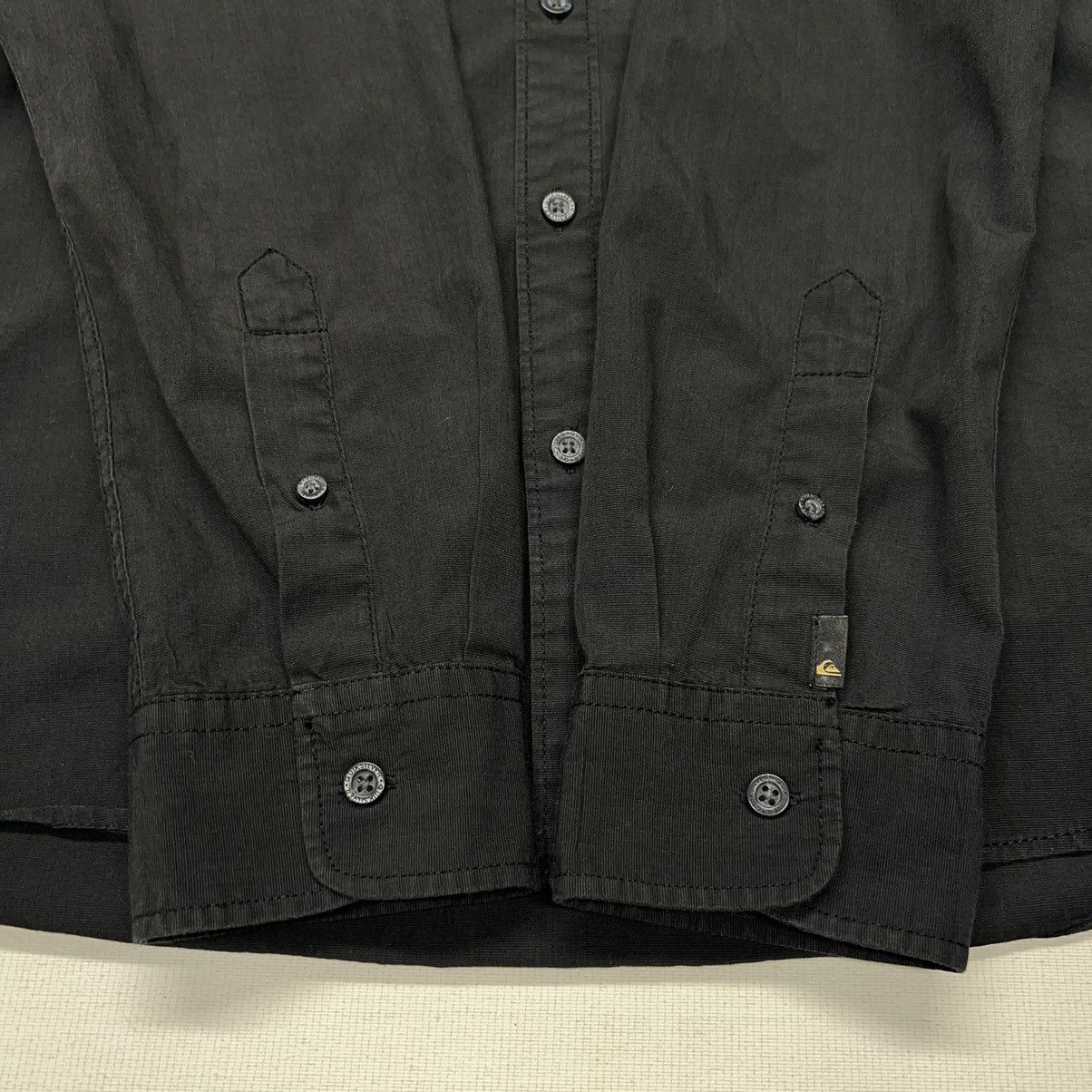 Quiksilver Quiksilver Button Down Shirt Black Modern Fit Long Sleeve Size US L / EU 52-54 / 3 - 9 Thumbnail