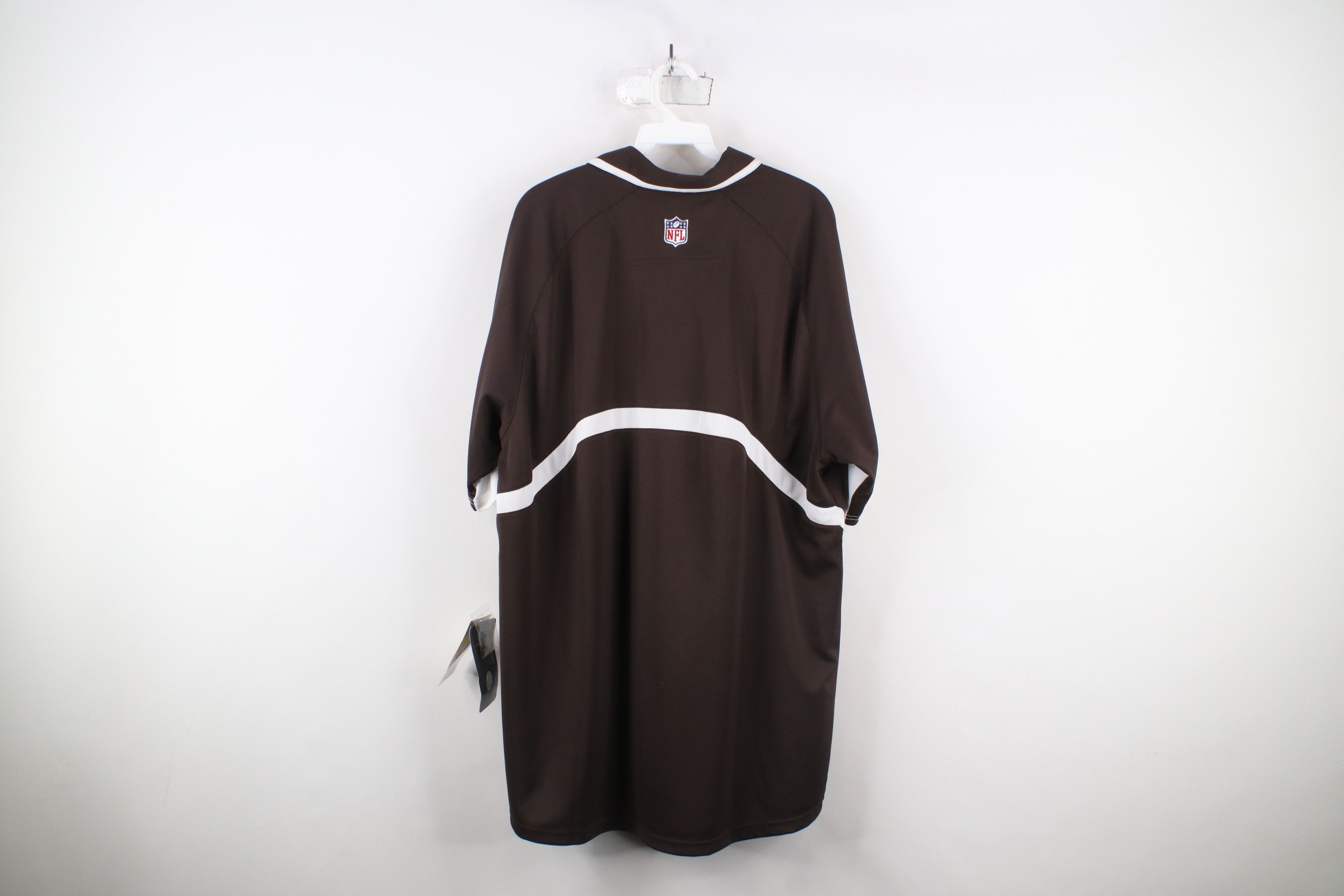 Reebok × Vintage Deadstock Vintage Y2K Reebok Cleveland Browns Football Polo Size US L / EU 52-54 / 3 - 11 Thumbnail