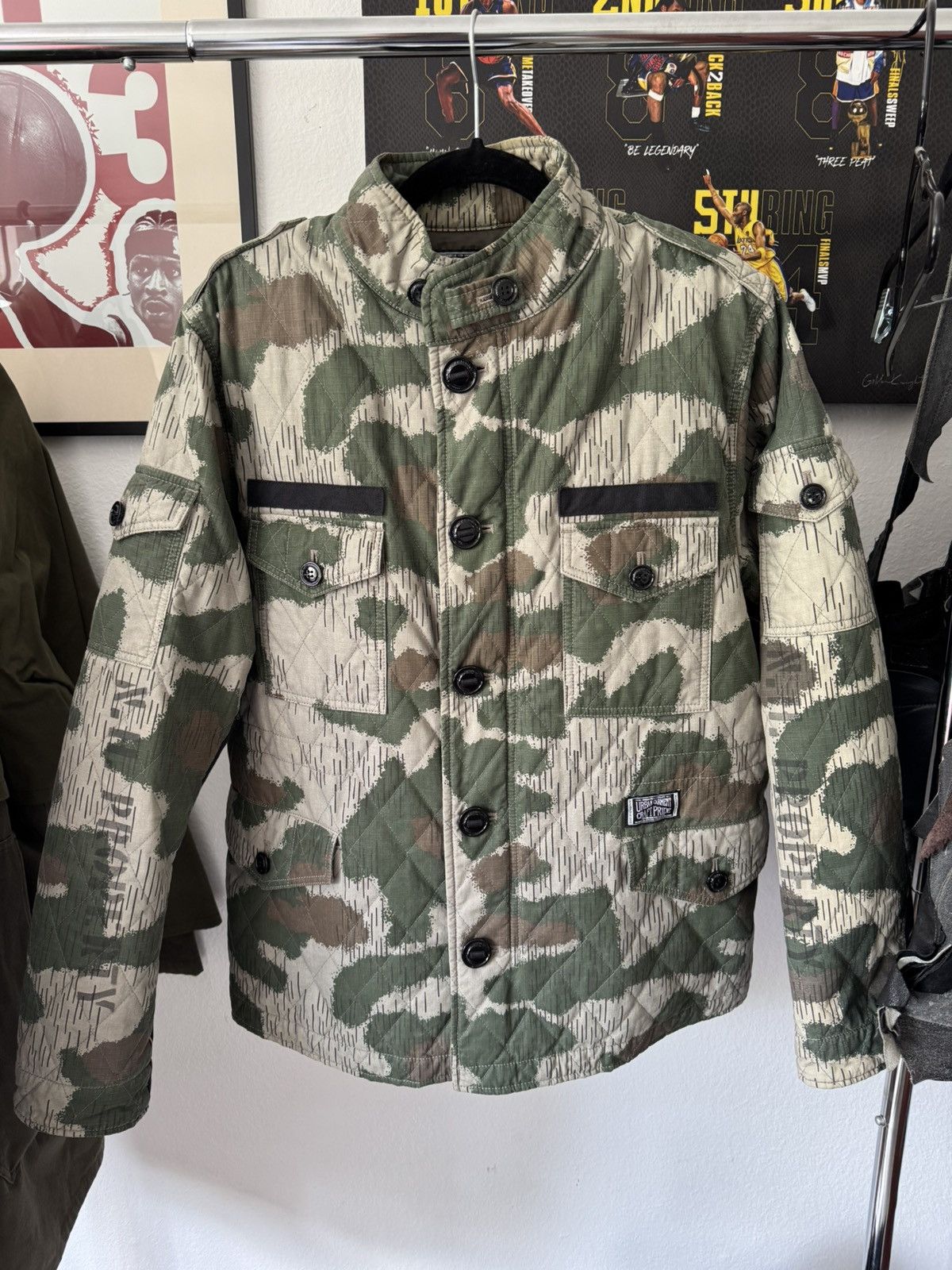 Japanese Brand × Neighborhood NEIGHBORHOOD RAIN CAMO QUILTED M65 JACKET Size US L / EU 52-54 / 3 - 1 Thumbnail
