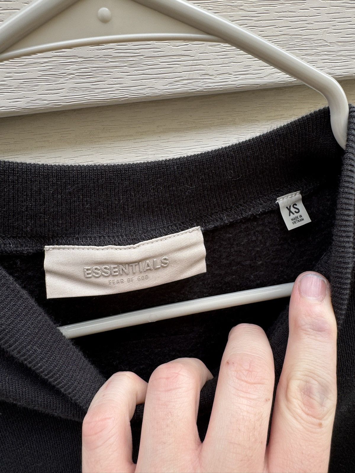 Fear of God Fear of God Essentials Relaxed Crewneck Black Stretch limo Size US XS / EU 42 / 0 - 5 Thumbnail